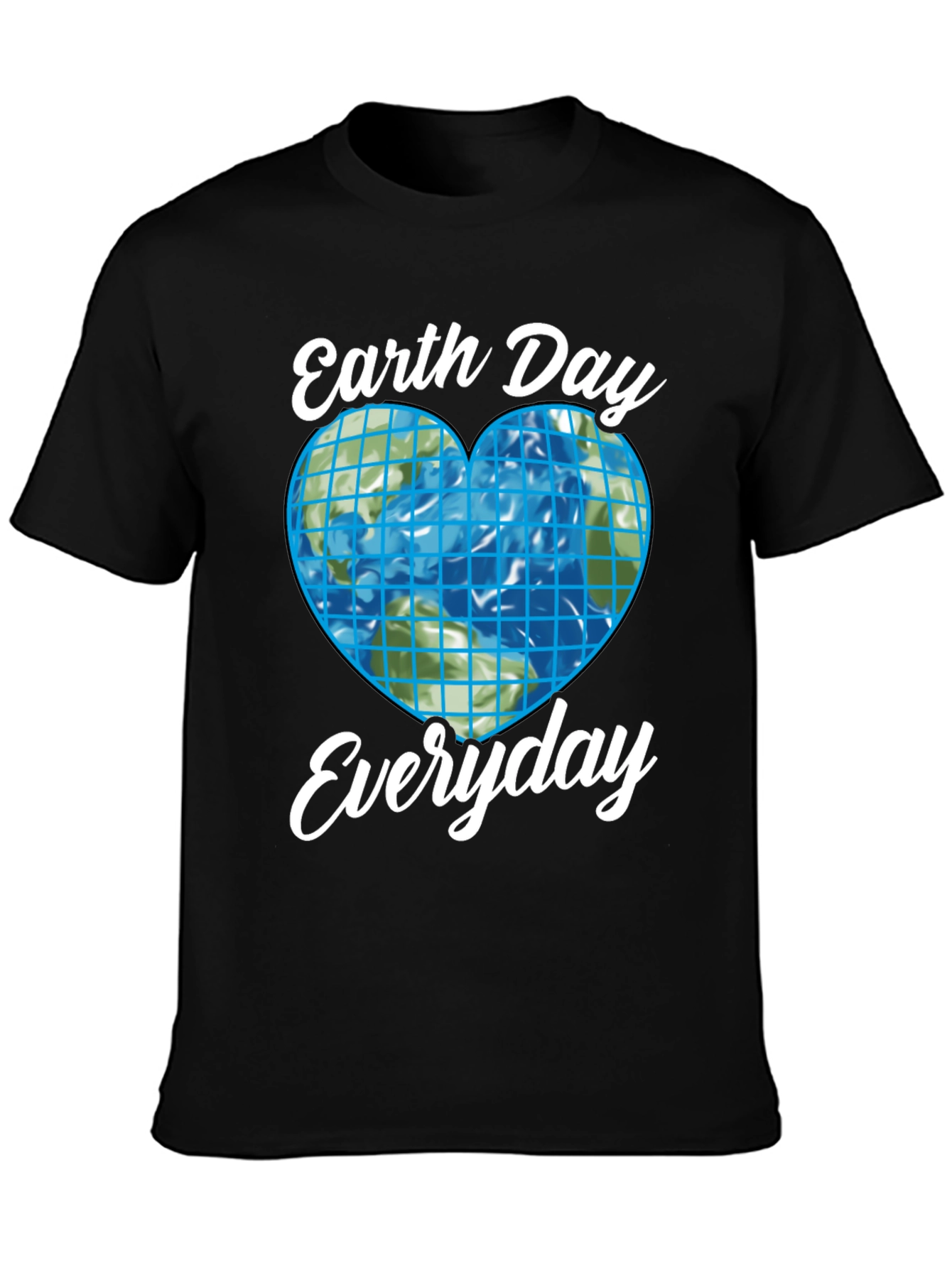 Earth Day Everyday T-Shirt Black Graphic Tee