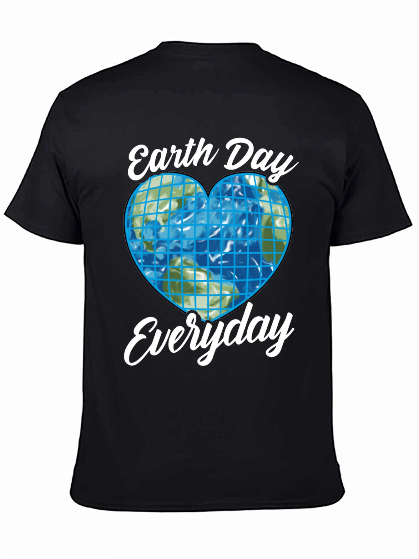 Earth Day Everyday T-Shirt Black Graphic Tee
