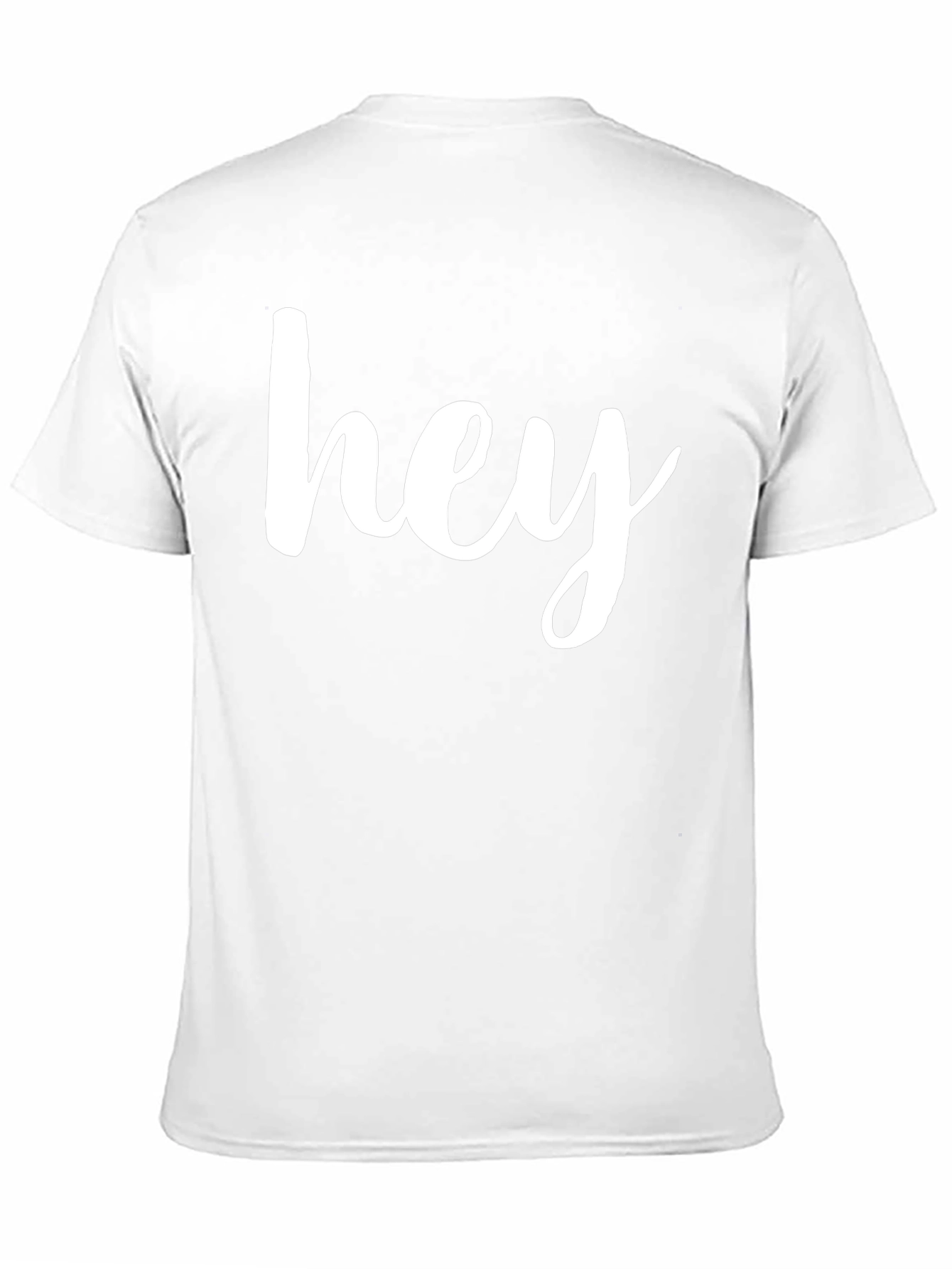 Hey Black Graphic Tee - Casual Style
