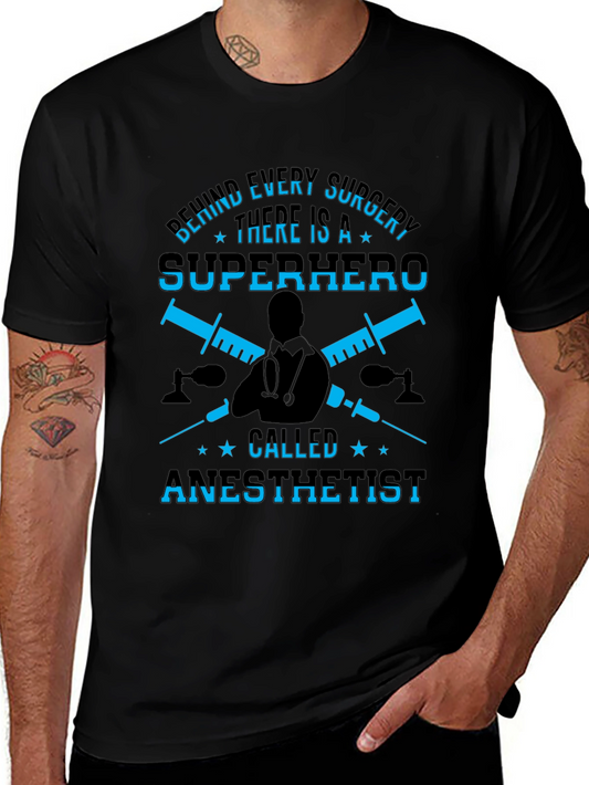 Anesthetist Superhero T-Shirt - Medical Hero Tee