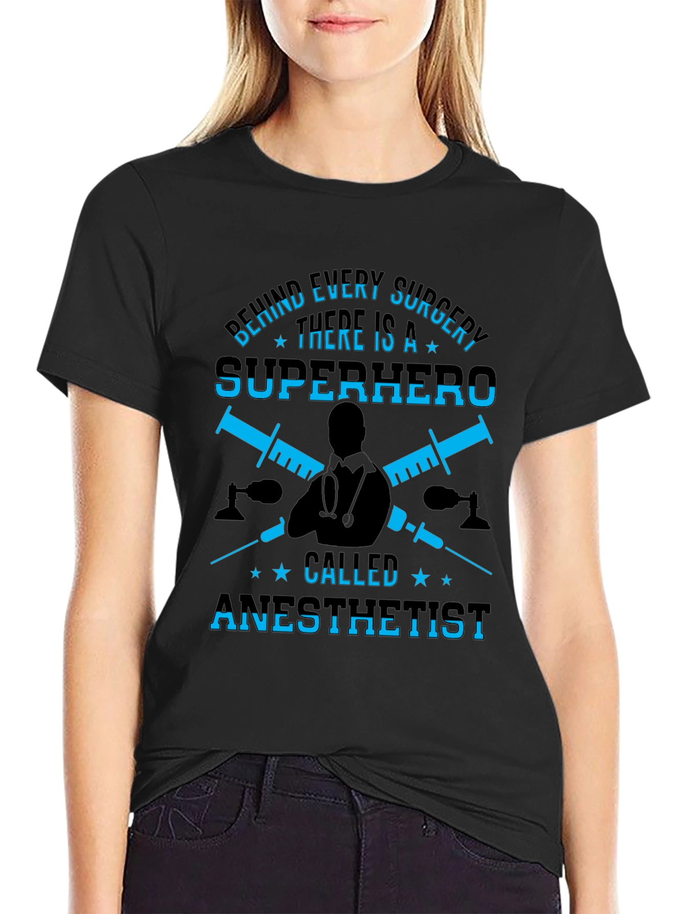 Anesthetist Superhero T-Shirt - Medical Hero Tee