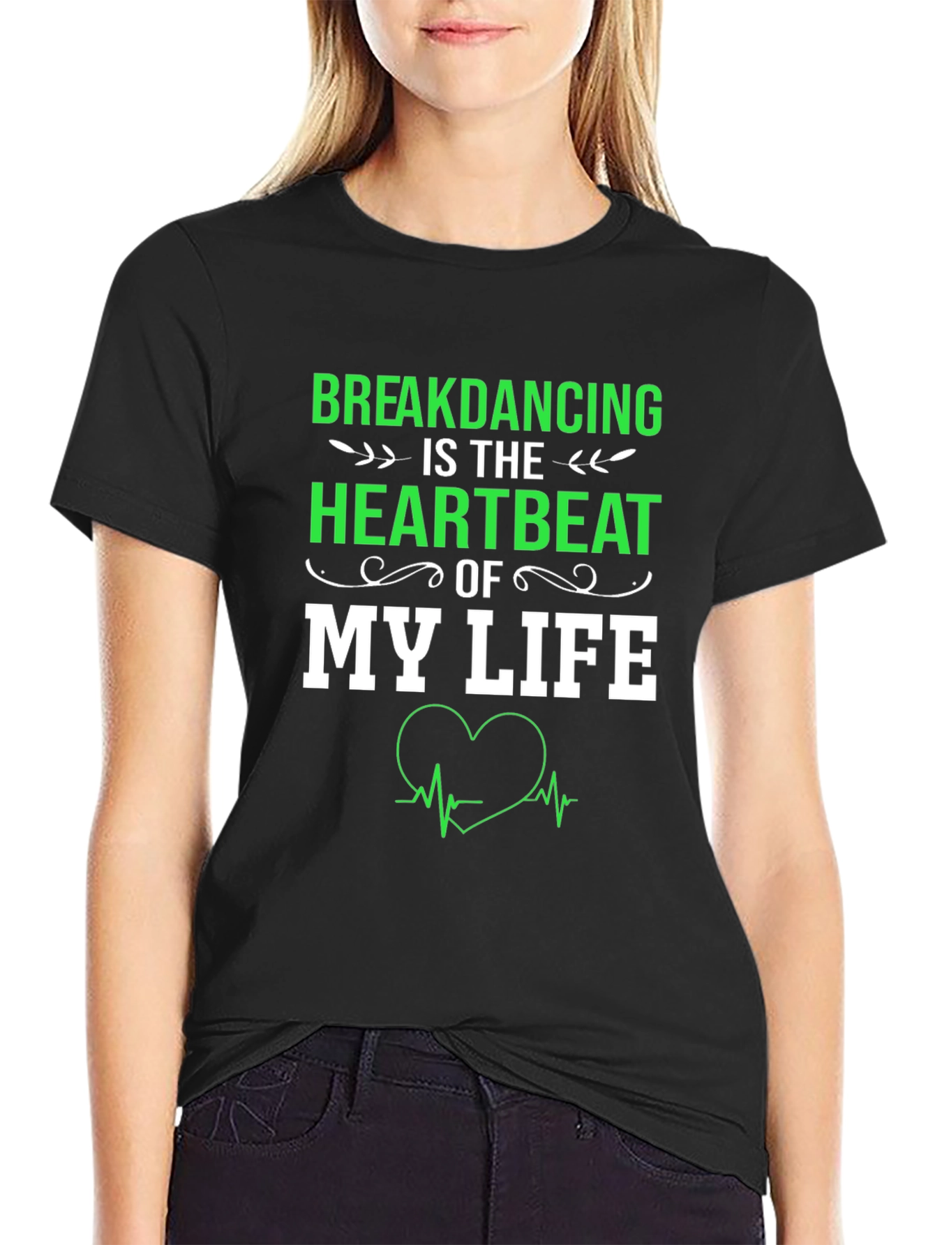 Breakdancing Heartbeat T-Shirt