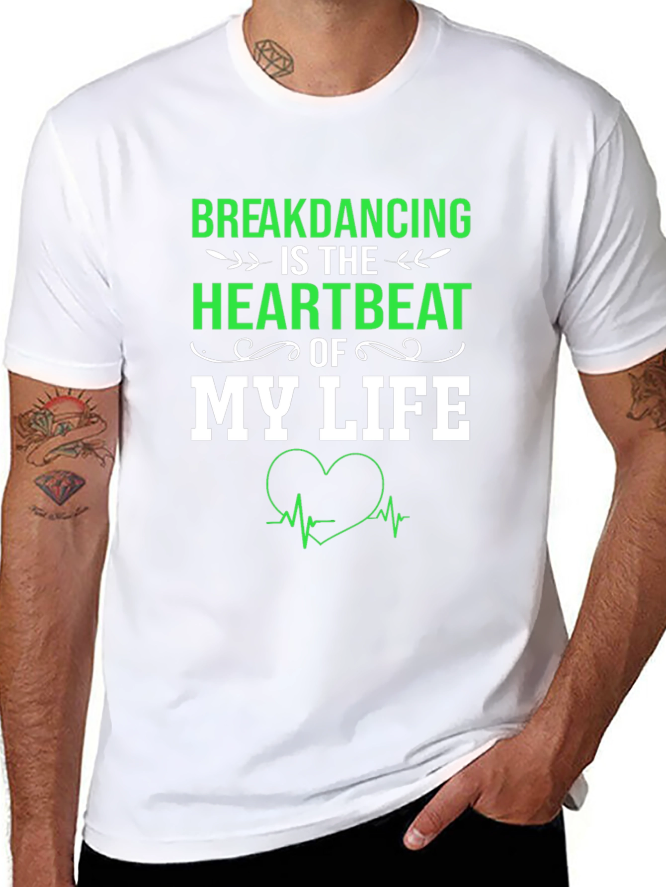 Breakdancing Heartbeat T-Shirt