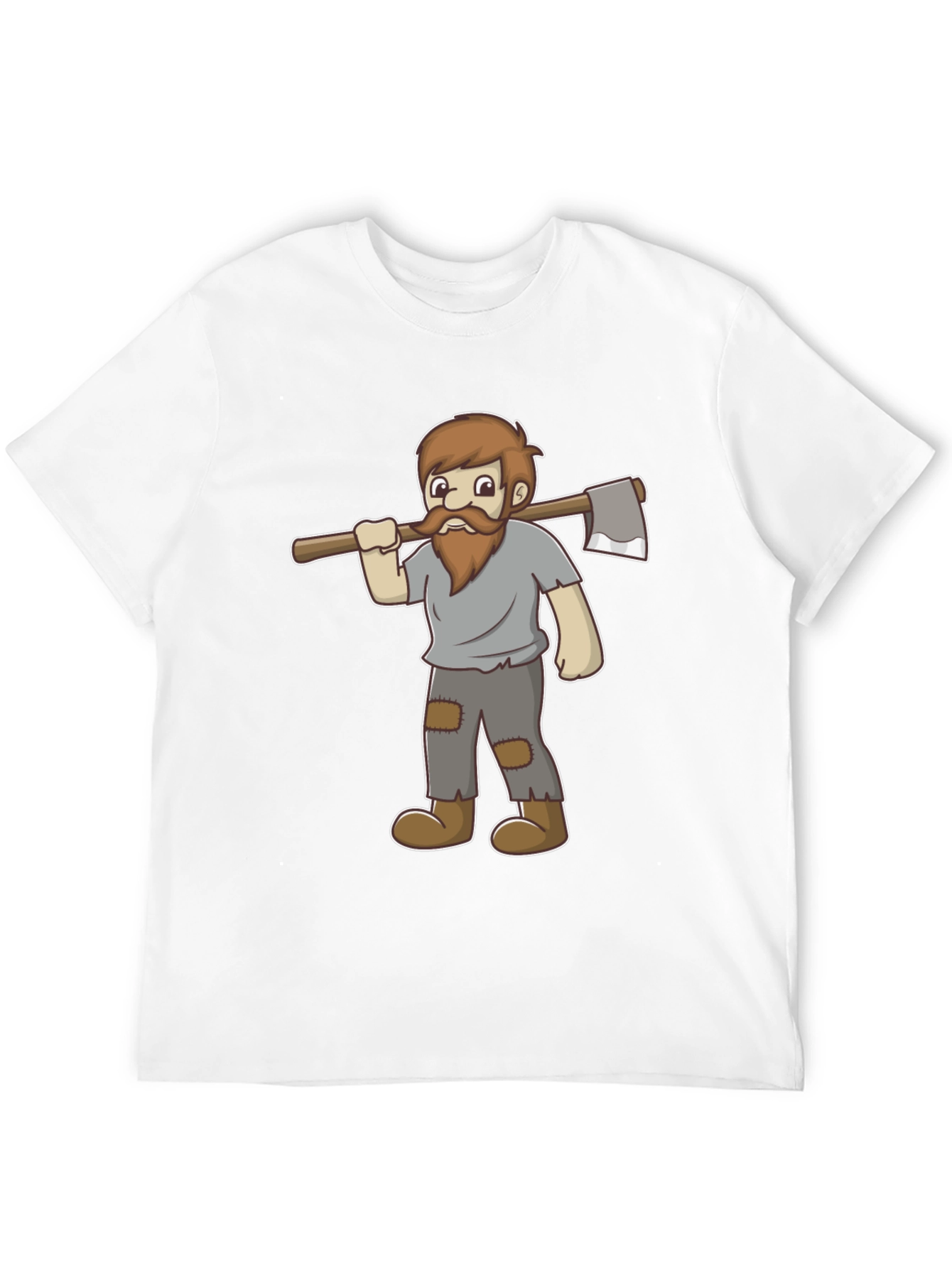 Cartoon Lumberjack Graphic Tee