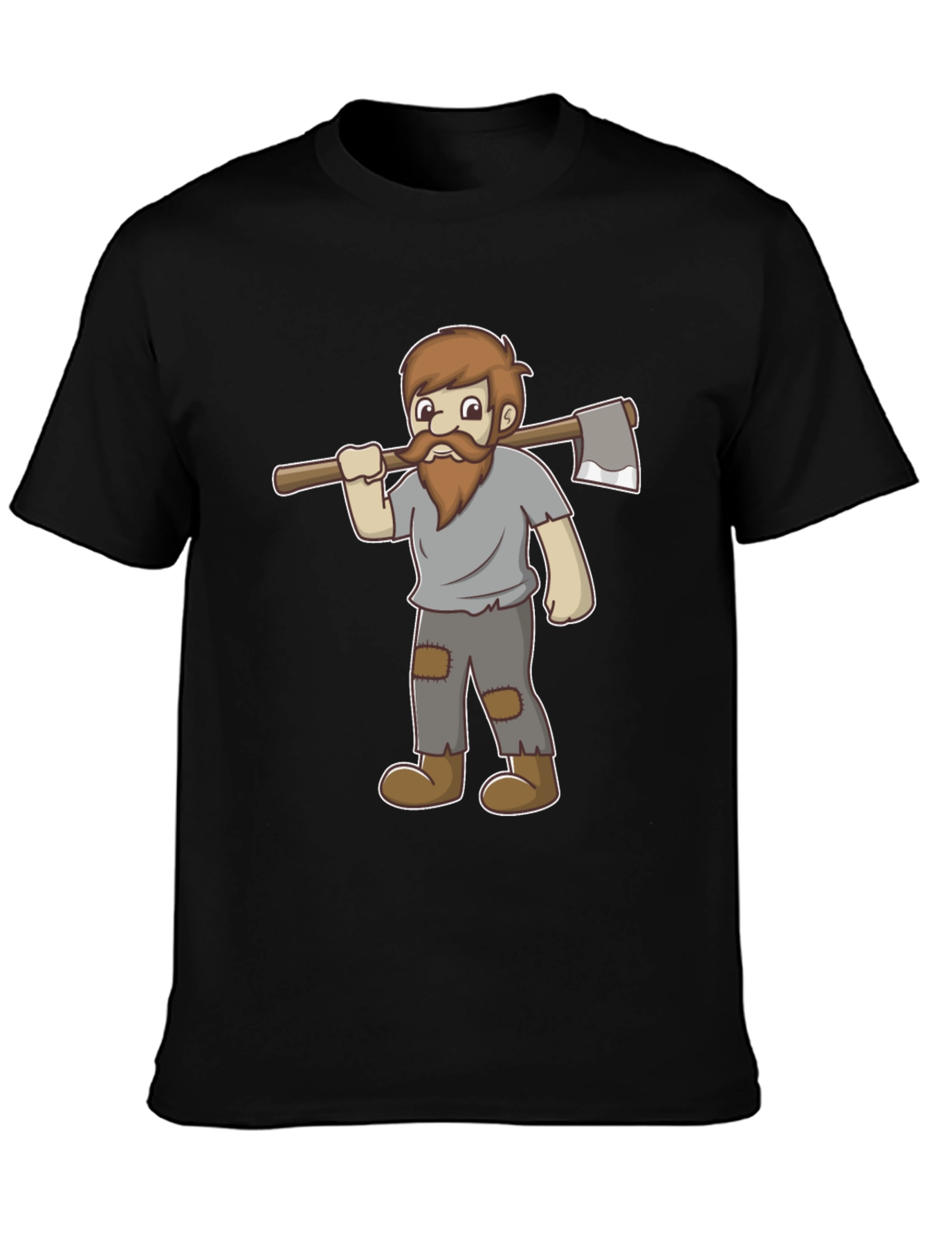 Cartoon Lumberjack Graphic Tee