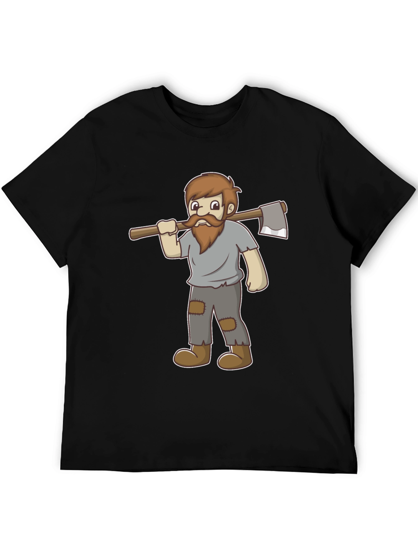 Cartoon Lumberjack Graphic Tee