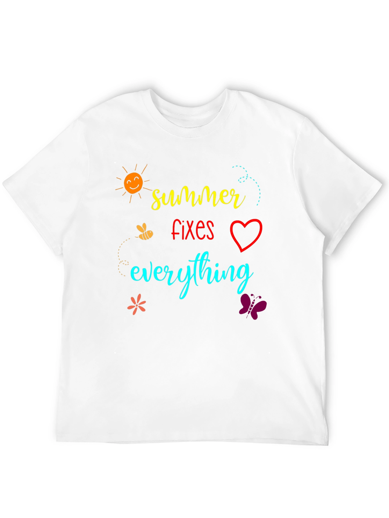 Summer Fixes Everything Graphic T-Shirt