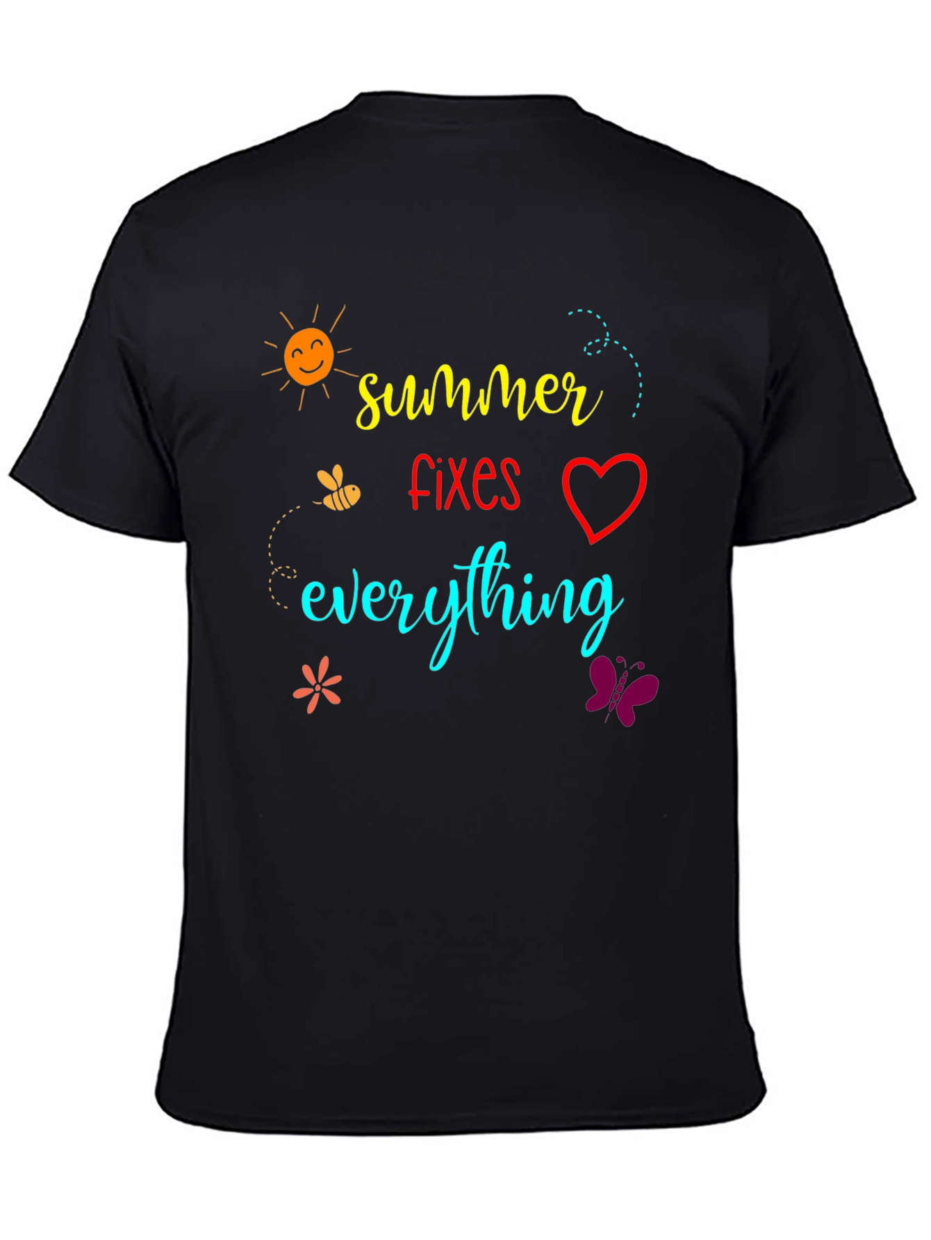 Summer Fixes Everything Graphic T-Shirt