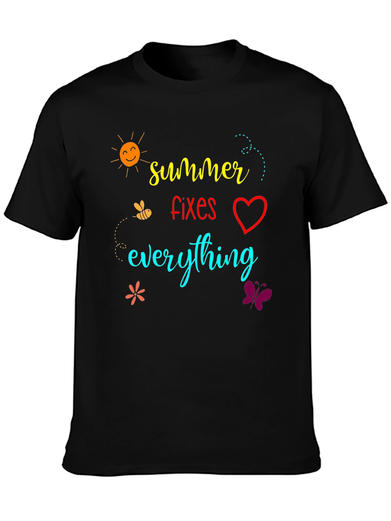 Summer Fixes Everything Graphic T-Shirt