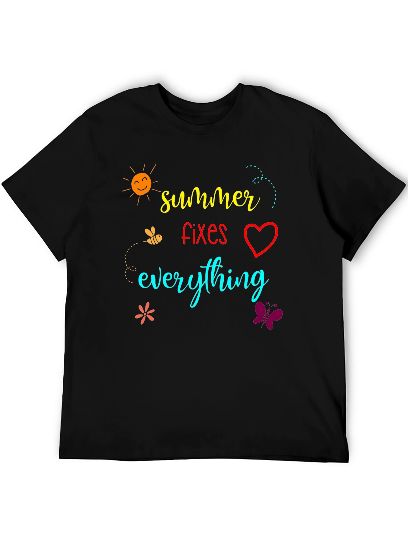Summer Fixes Everything Graphic T-Shirt
