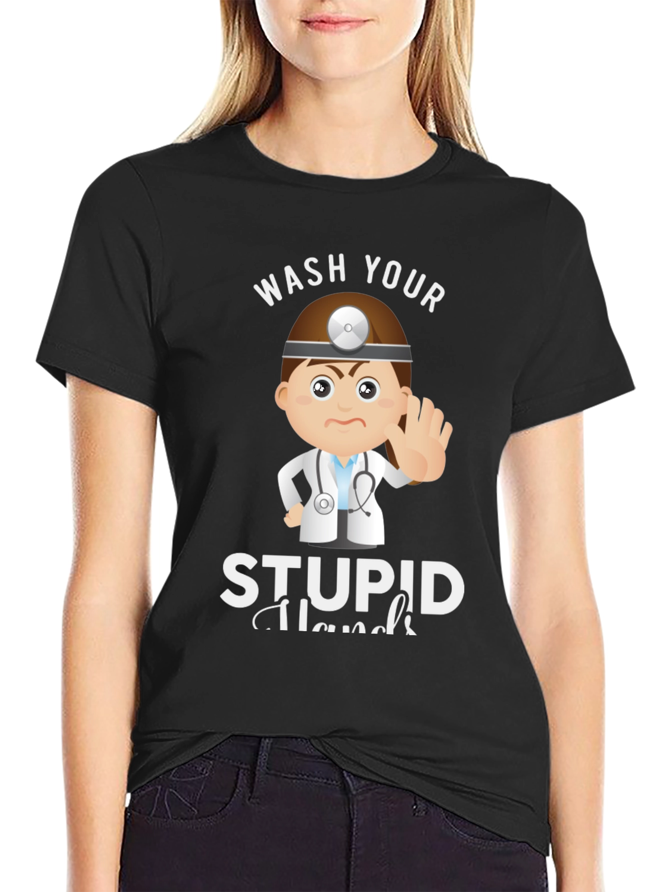 Wash Your Stupid Hands Graphic Tee