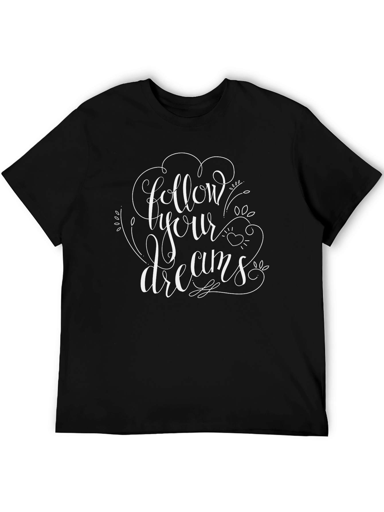 Follow Your Dreams Graphic Tee - Black