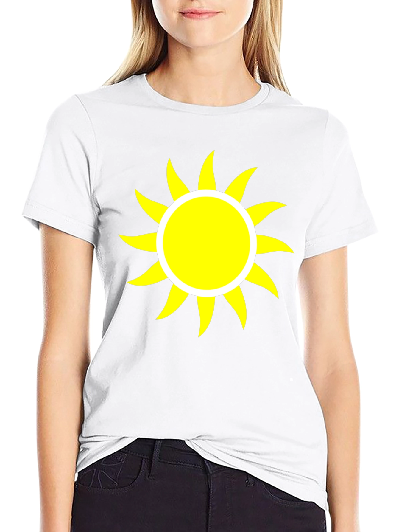 Sunshine Graphic Black Tee