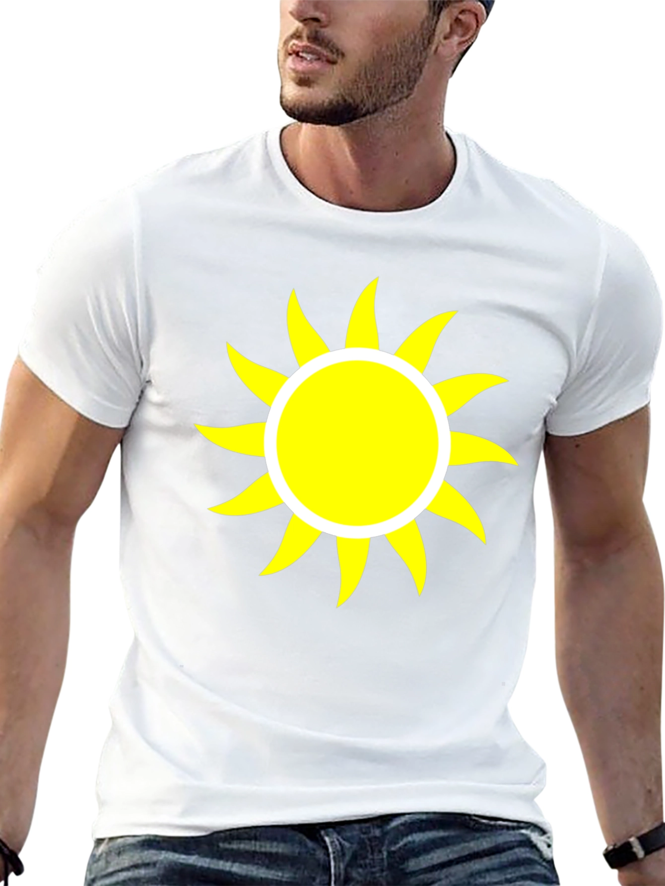 Sunshine Graphic Black Tee