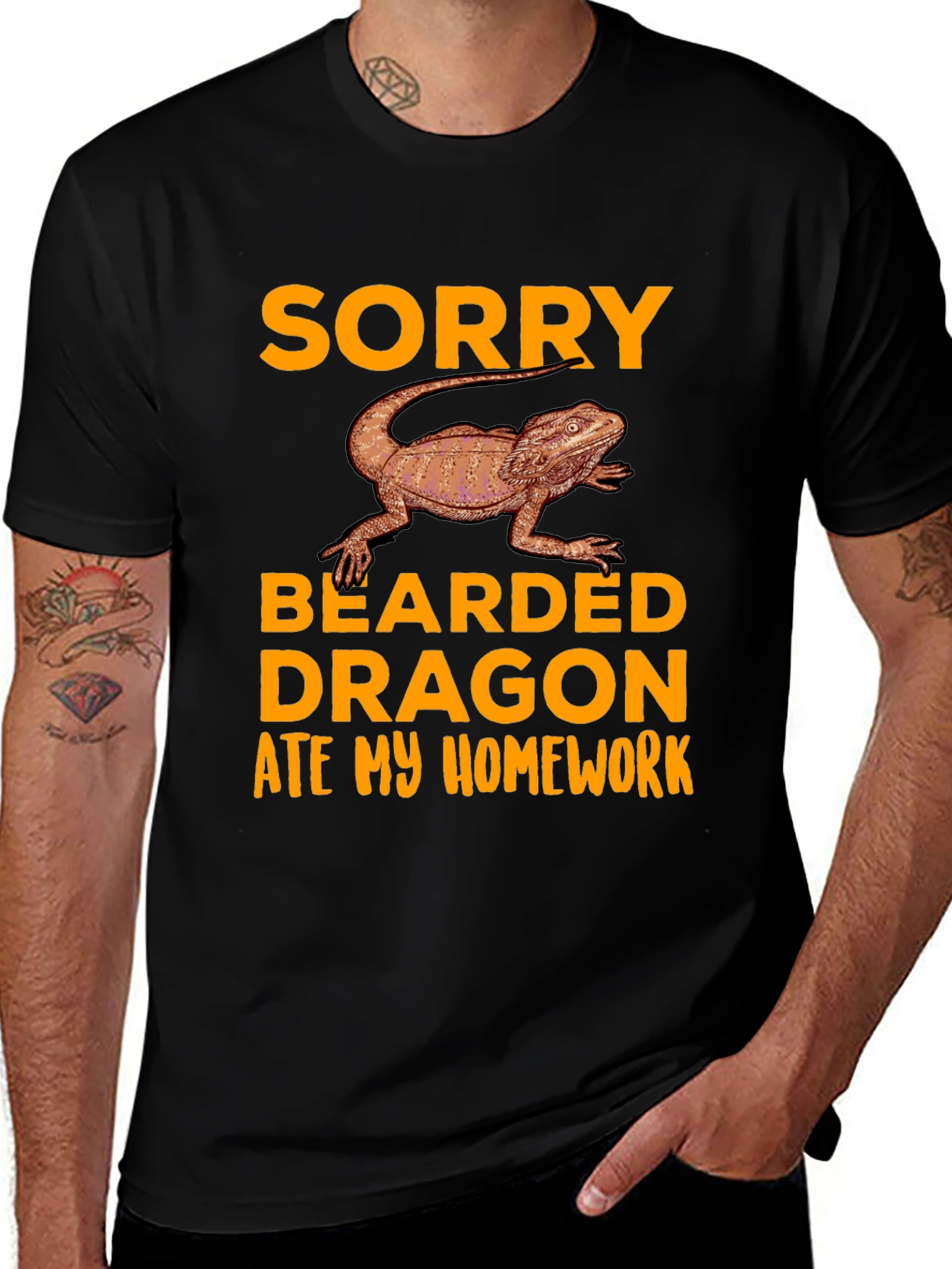Bearded Dragon Homework T-Shirt