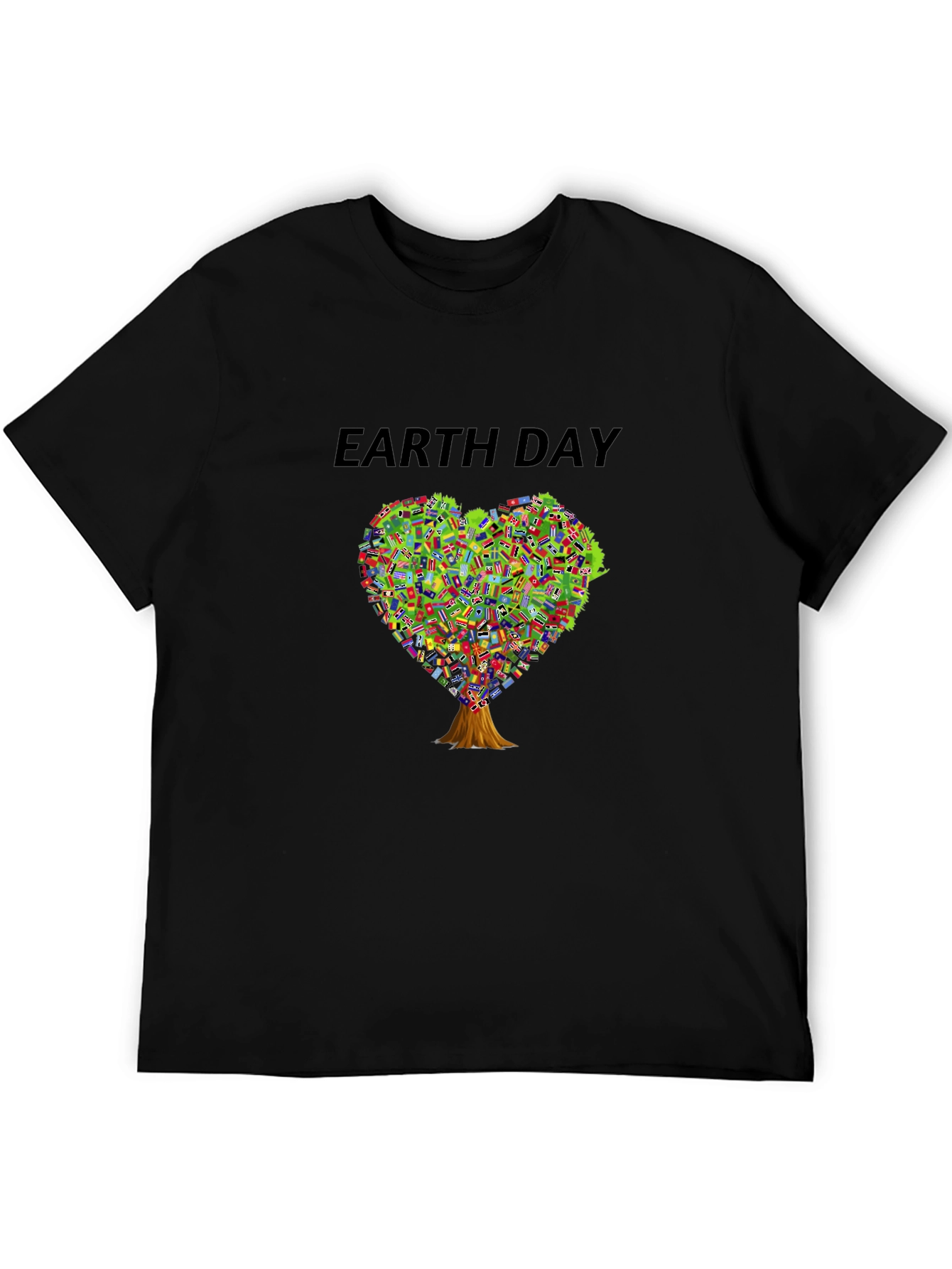 Earth Day T-Shirt: Heart Tree Design