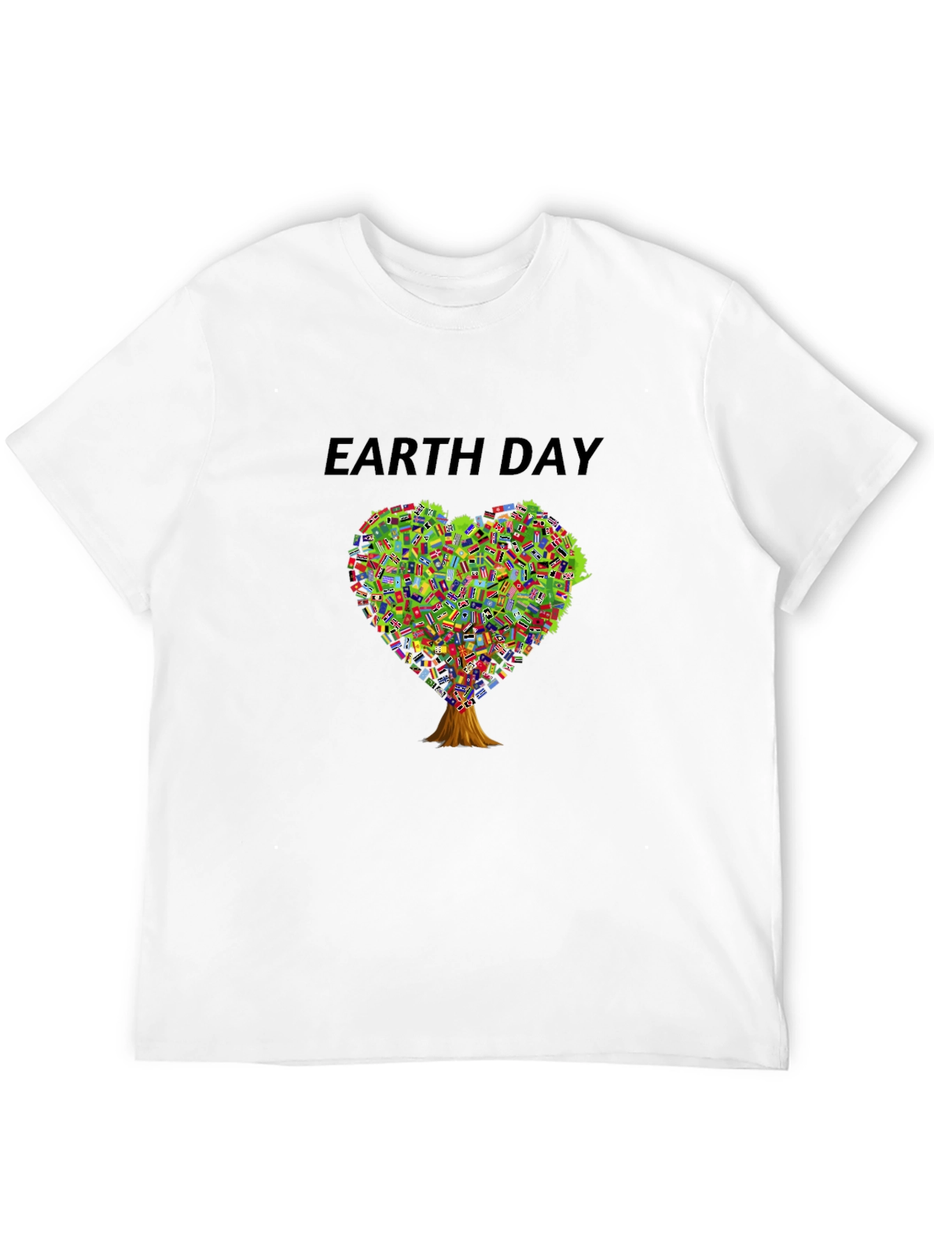 Earth Day T-Shirt: Heart Tree Design
