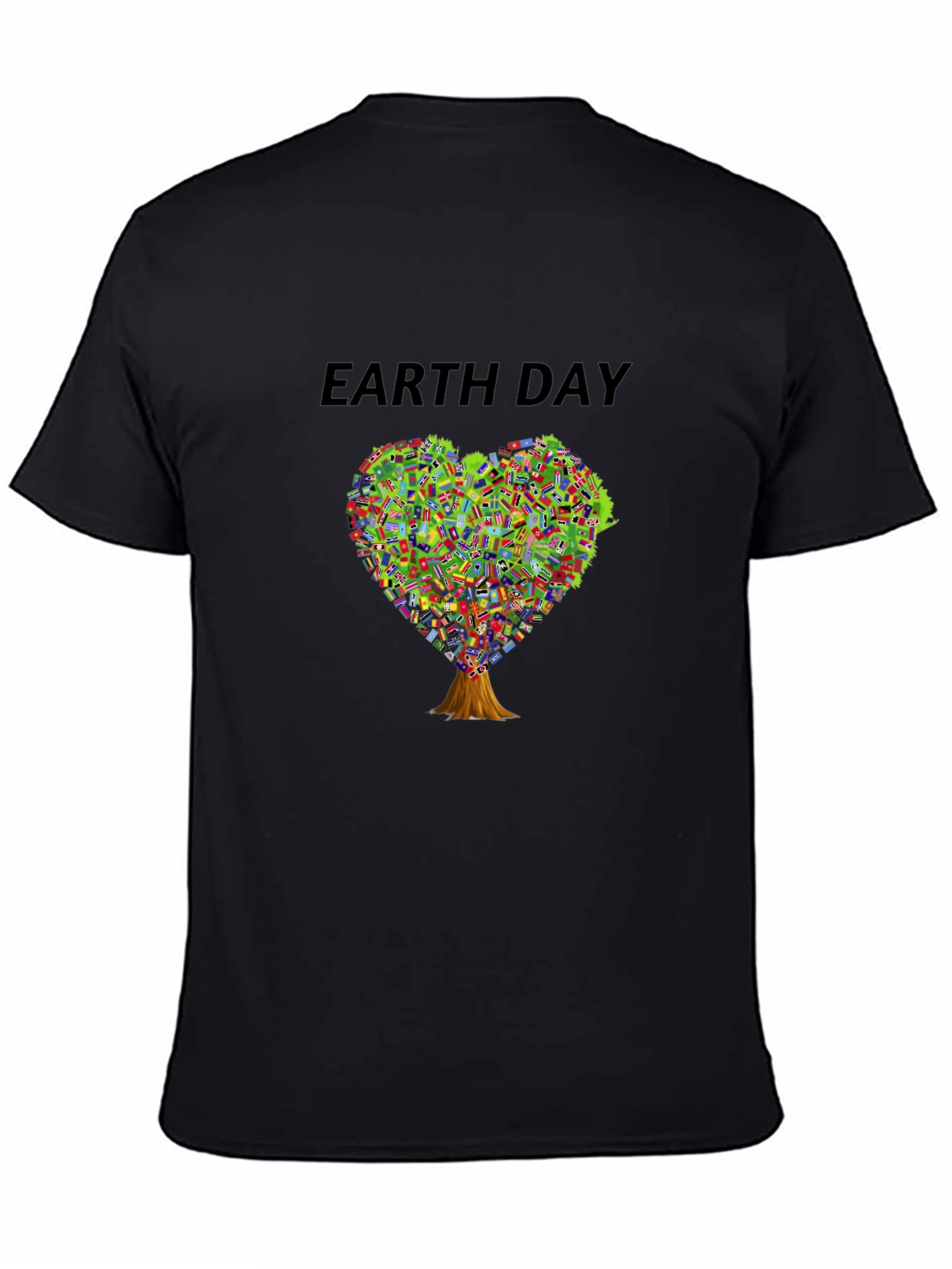 Earth Day T-Shirt: Heart Tree Design