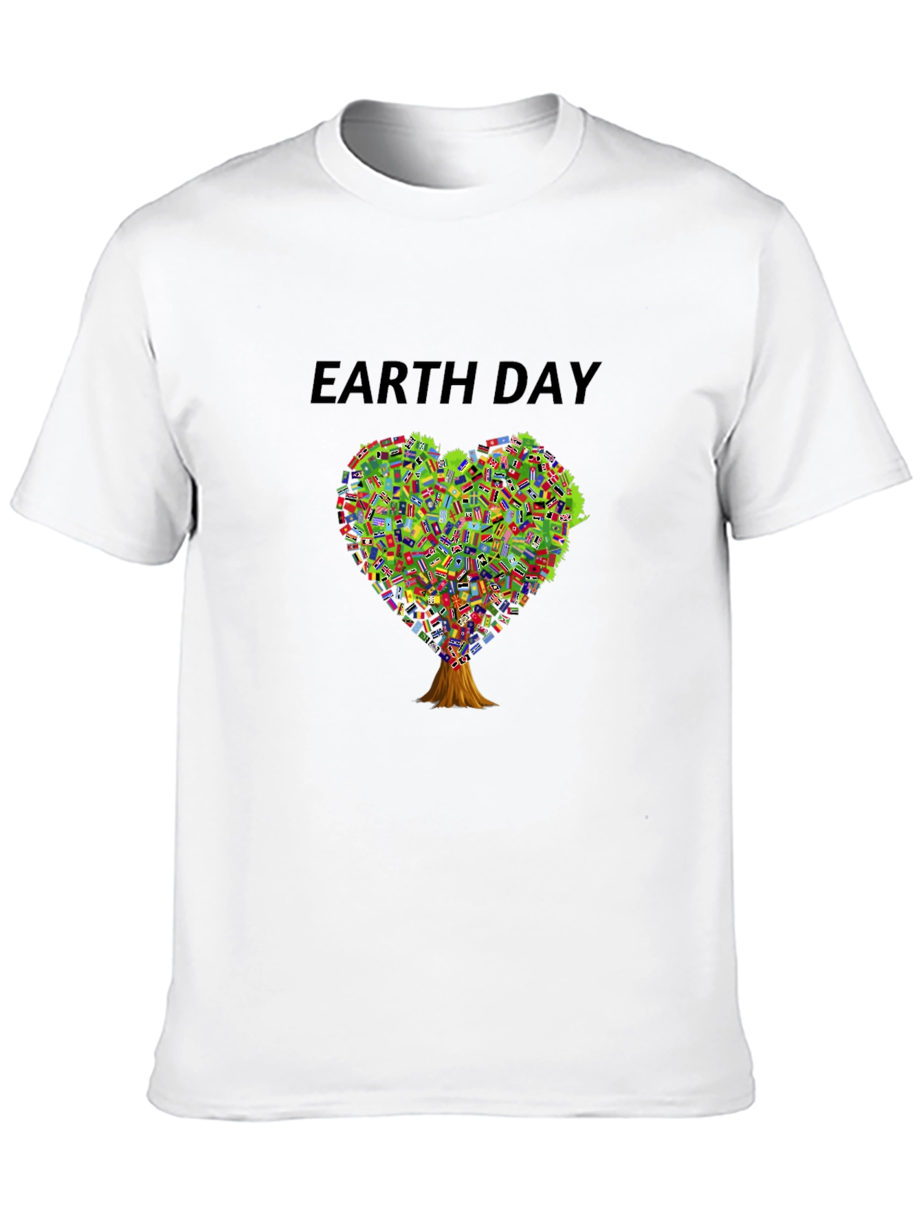 Earth Day T-Shirt: Heart Tree Design