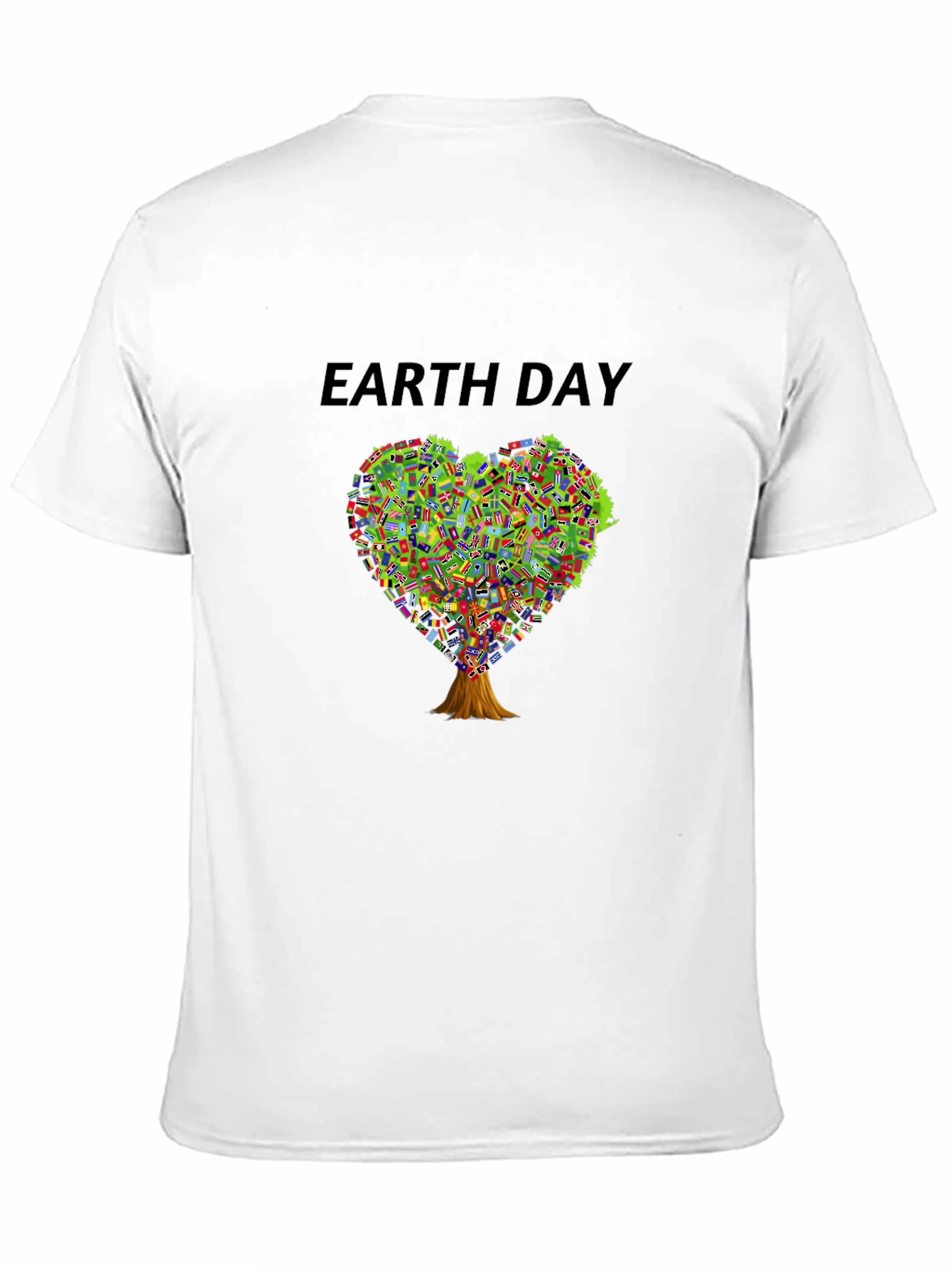 Earth Day T-Shirt: Heart Tree Design