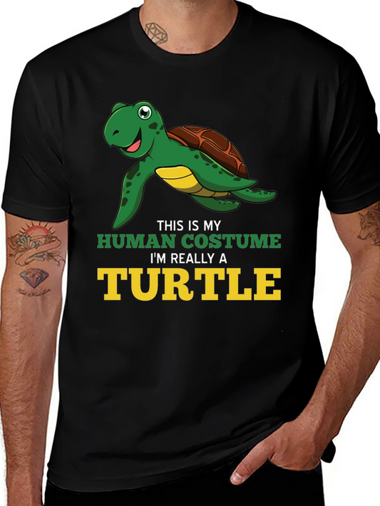 Funny Turtle T-Shirt - Human Costume