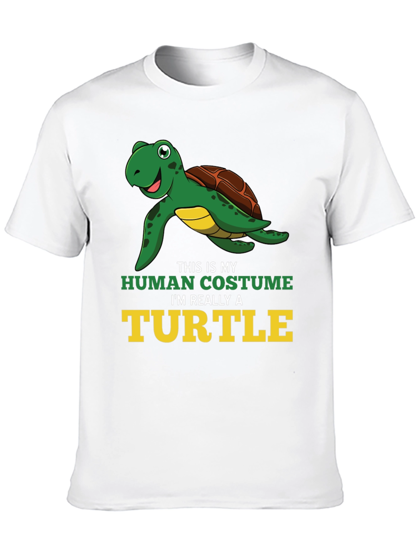 Funny Turtle T-Shirt - Human Costume