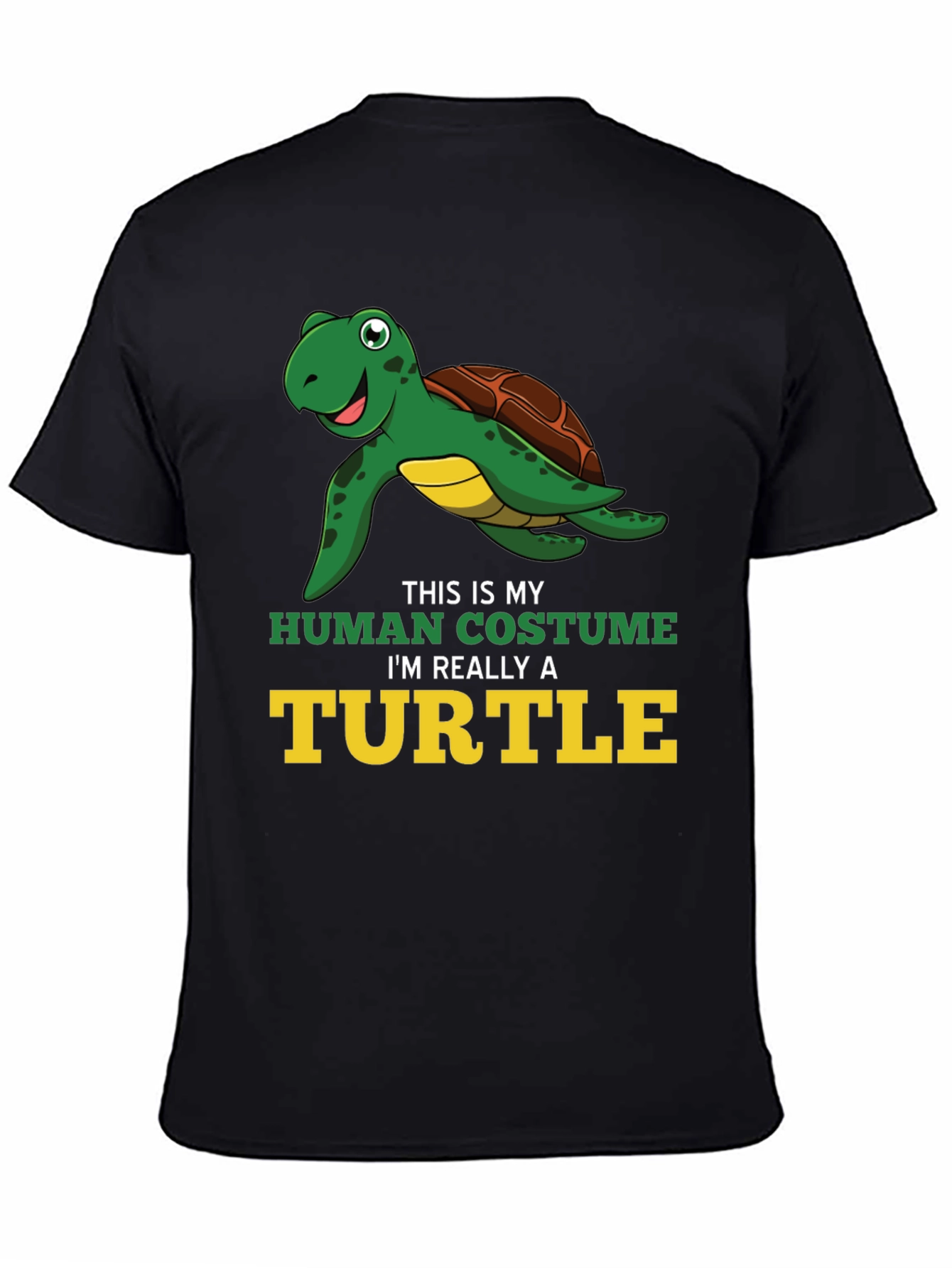 Funny Turtle T-Shirt - Human Costume