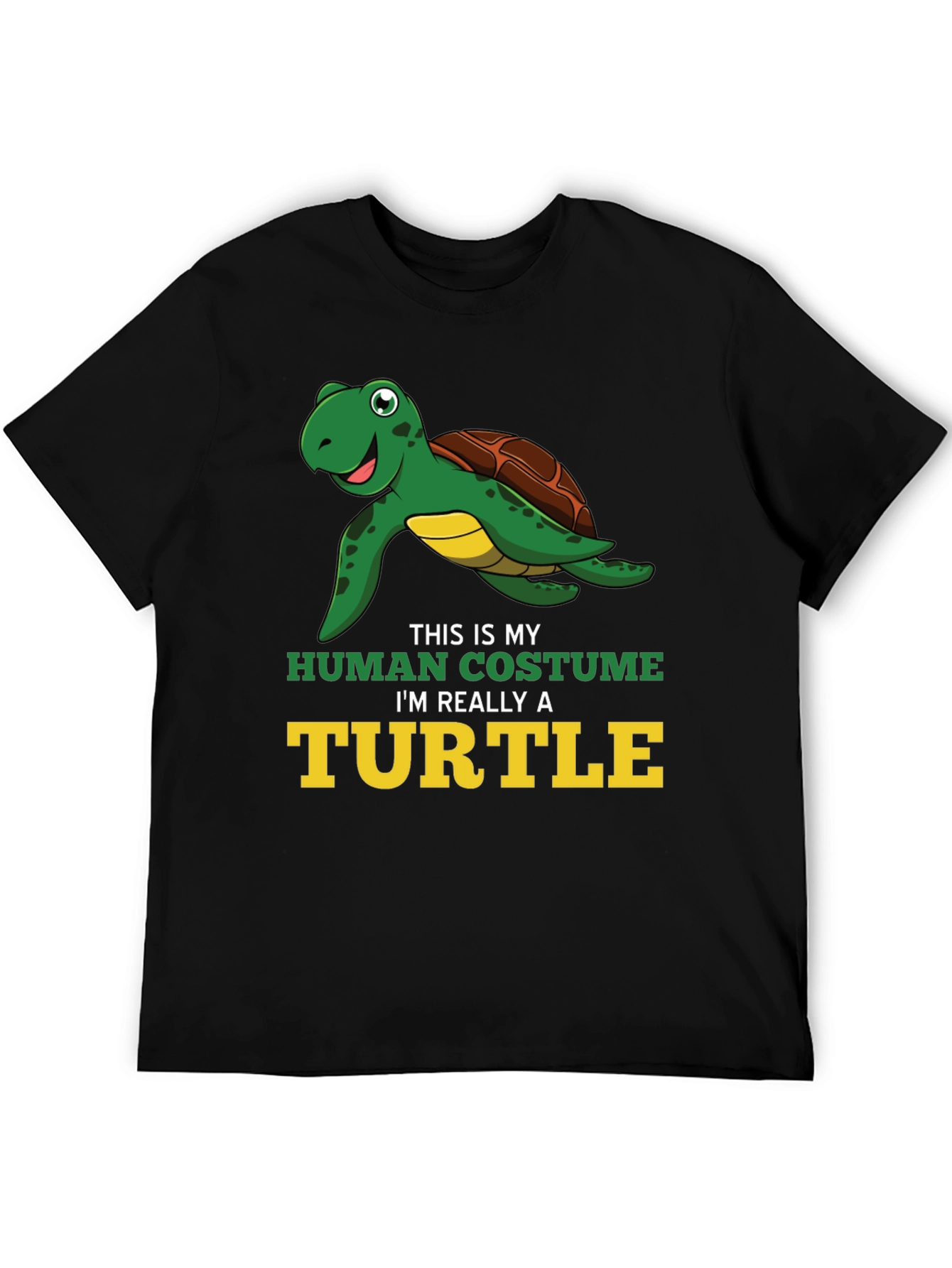 Funny Turtle T-Shirt - Human Costume