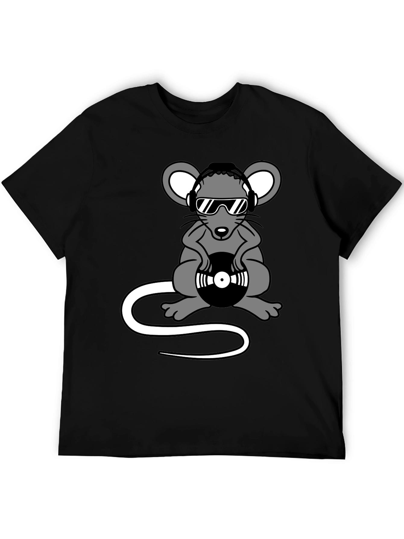DJ Mouse Graphic T-Shirt - Cool Cartoon Tee