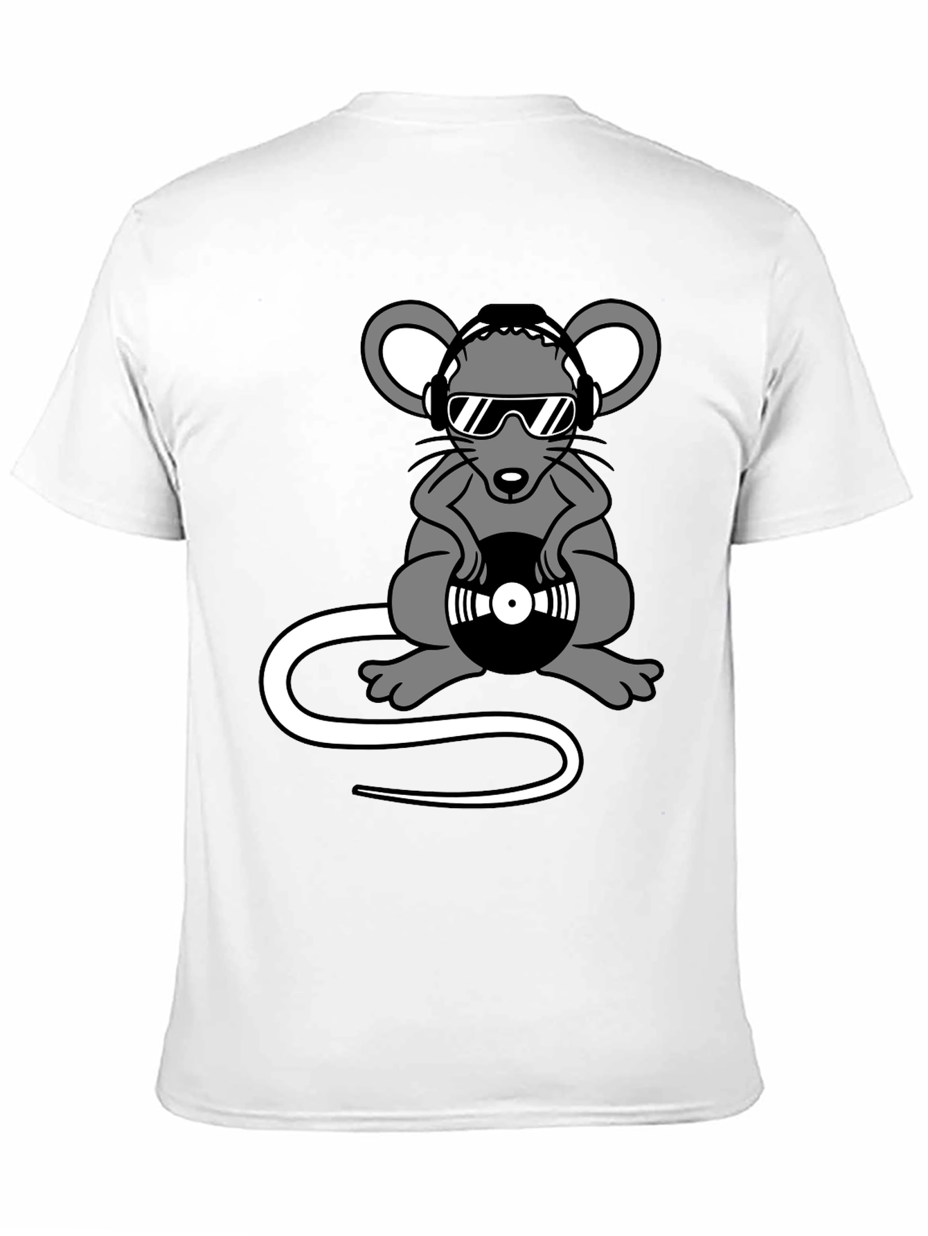 DJ Mouse Graphic T-Shirt - Cool Cartoon Tee