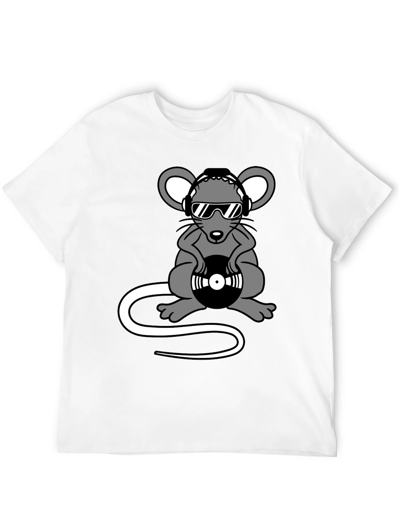 DJ Mouse Graphic T-Shirt - Cool Cartoon Tee