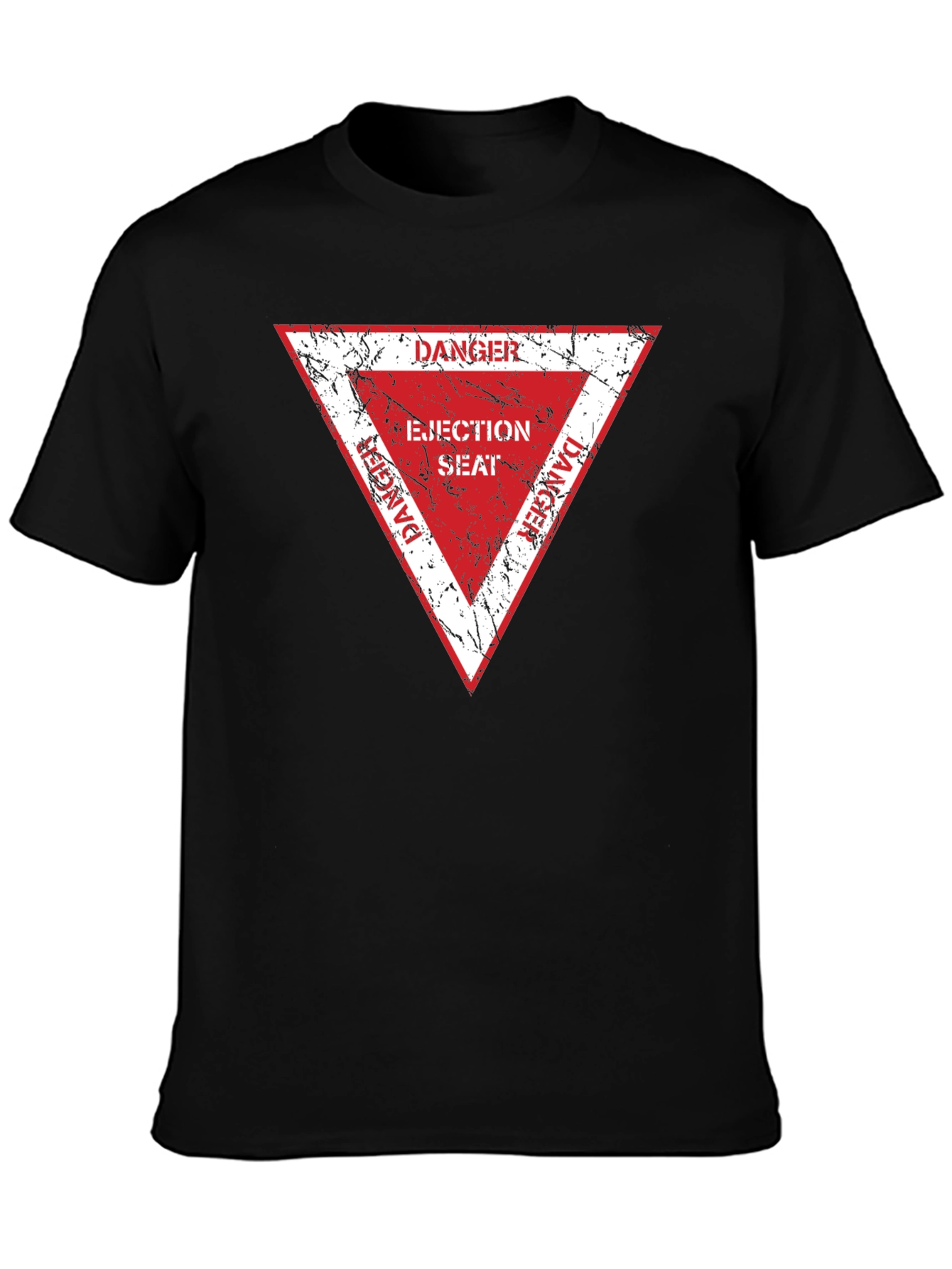 Danger Ejection Seat T-Shirt - Pilot Humor Tee