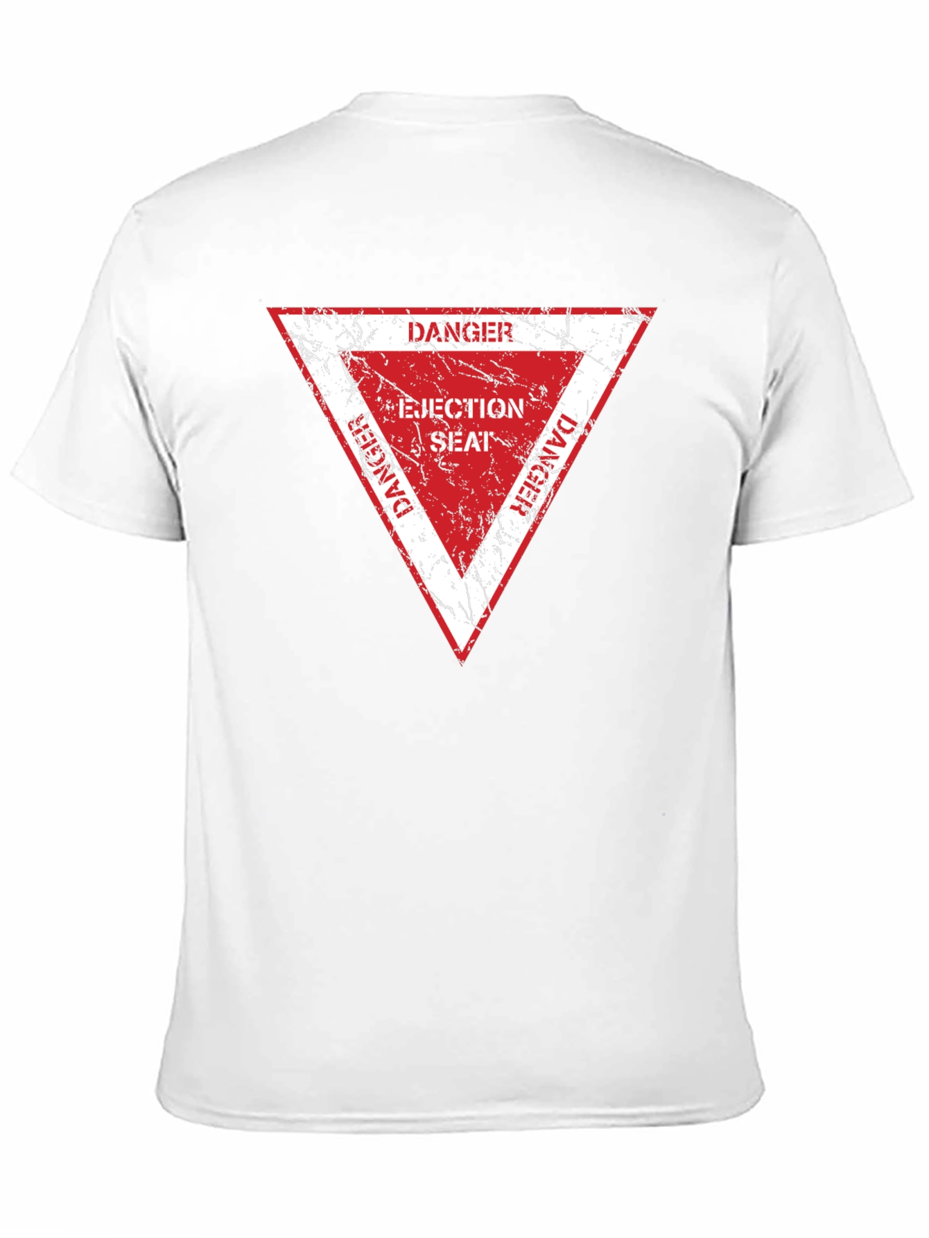 Danger Ejection Seat T-Shirt - Pilot Humor Tee