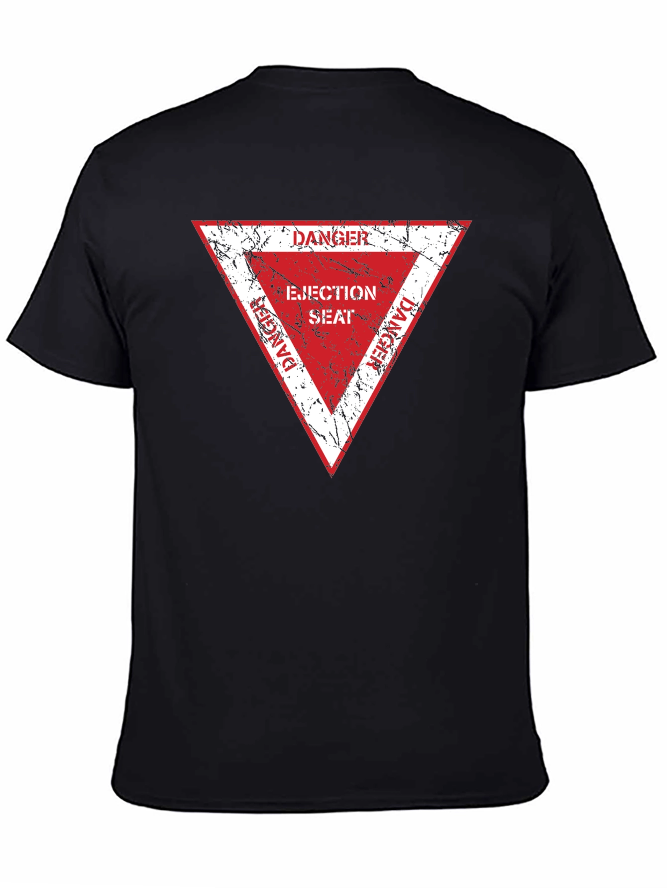 Danger Ejection Seat T-Shirt - Pilot Humor Tee