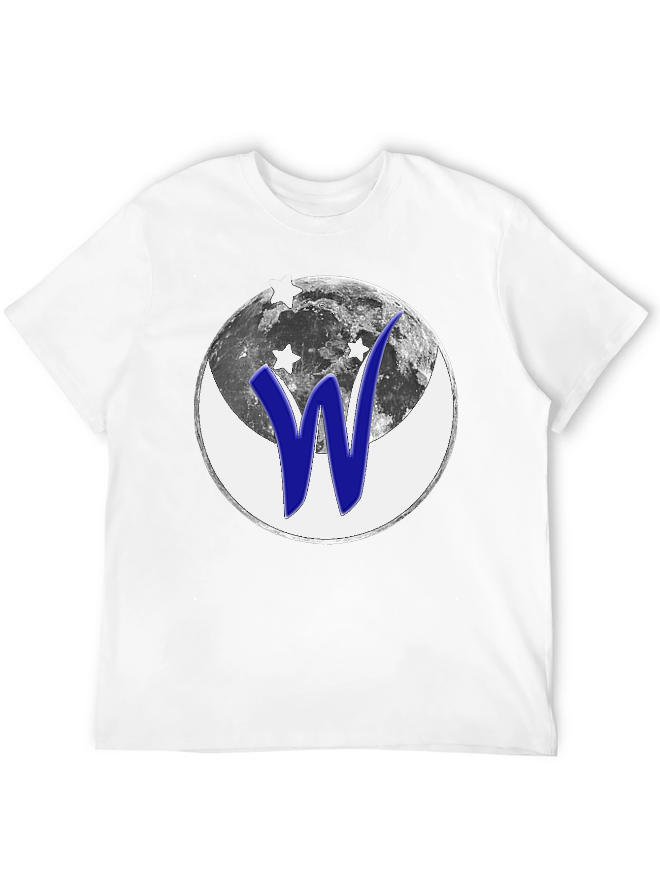 Cosmic W Graphic T-Shirt - Black Cotton Tee