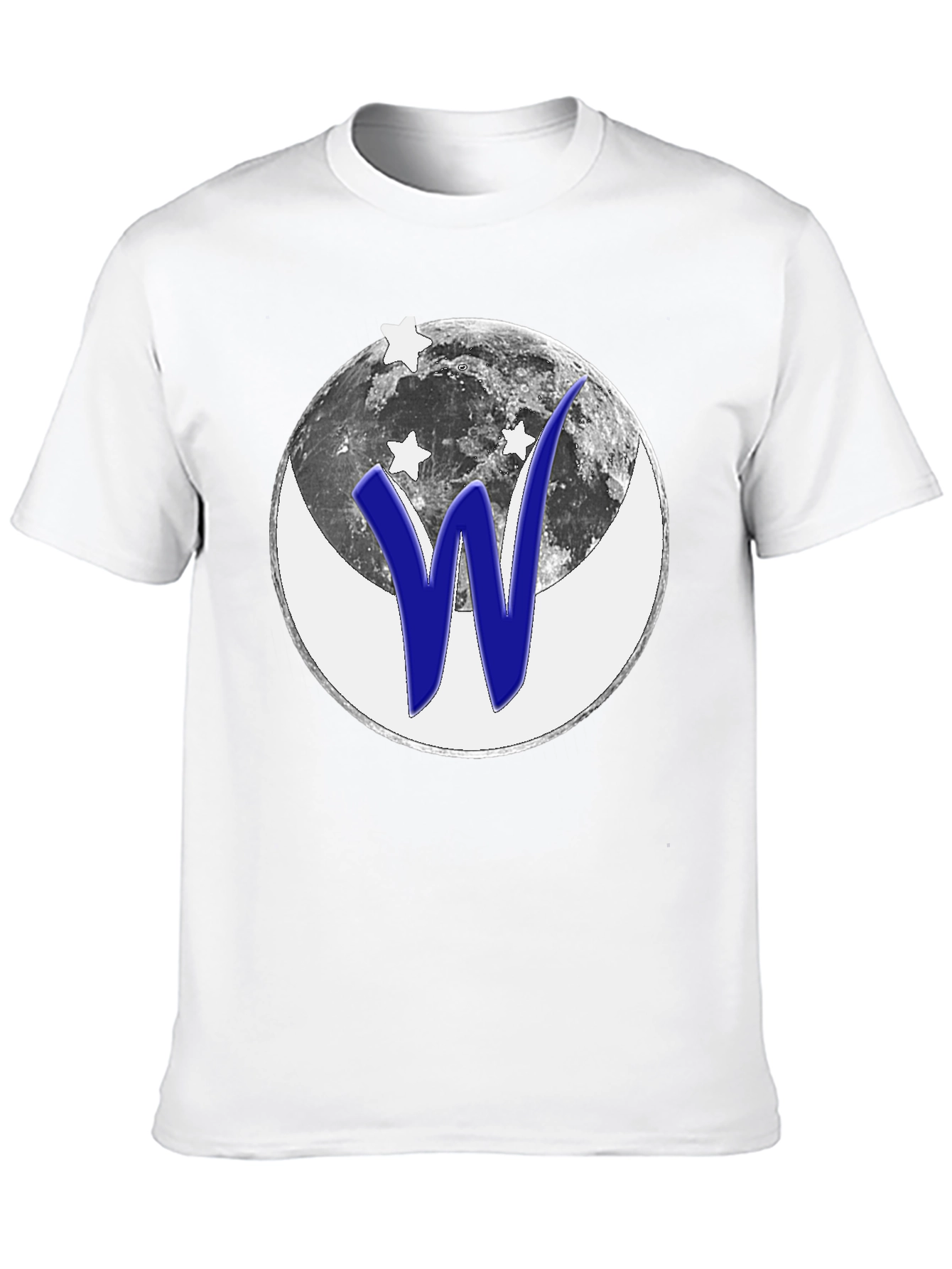 Cosmic W Graphic T-Shirt - Black Cotton Tee
