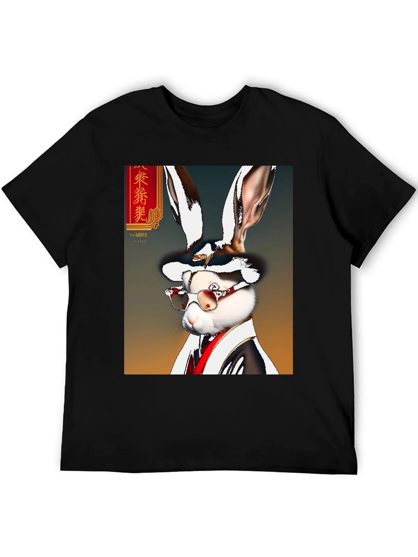Rabbit Art Graphic T-Shirt
