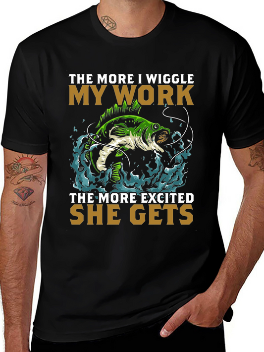 Wiggle My Work Fishing T-Shirt
