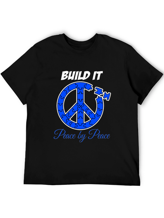 Build Peace Puzzle Piece Symbol T-Shirt