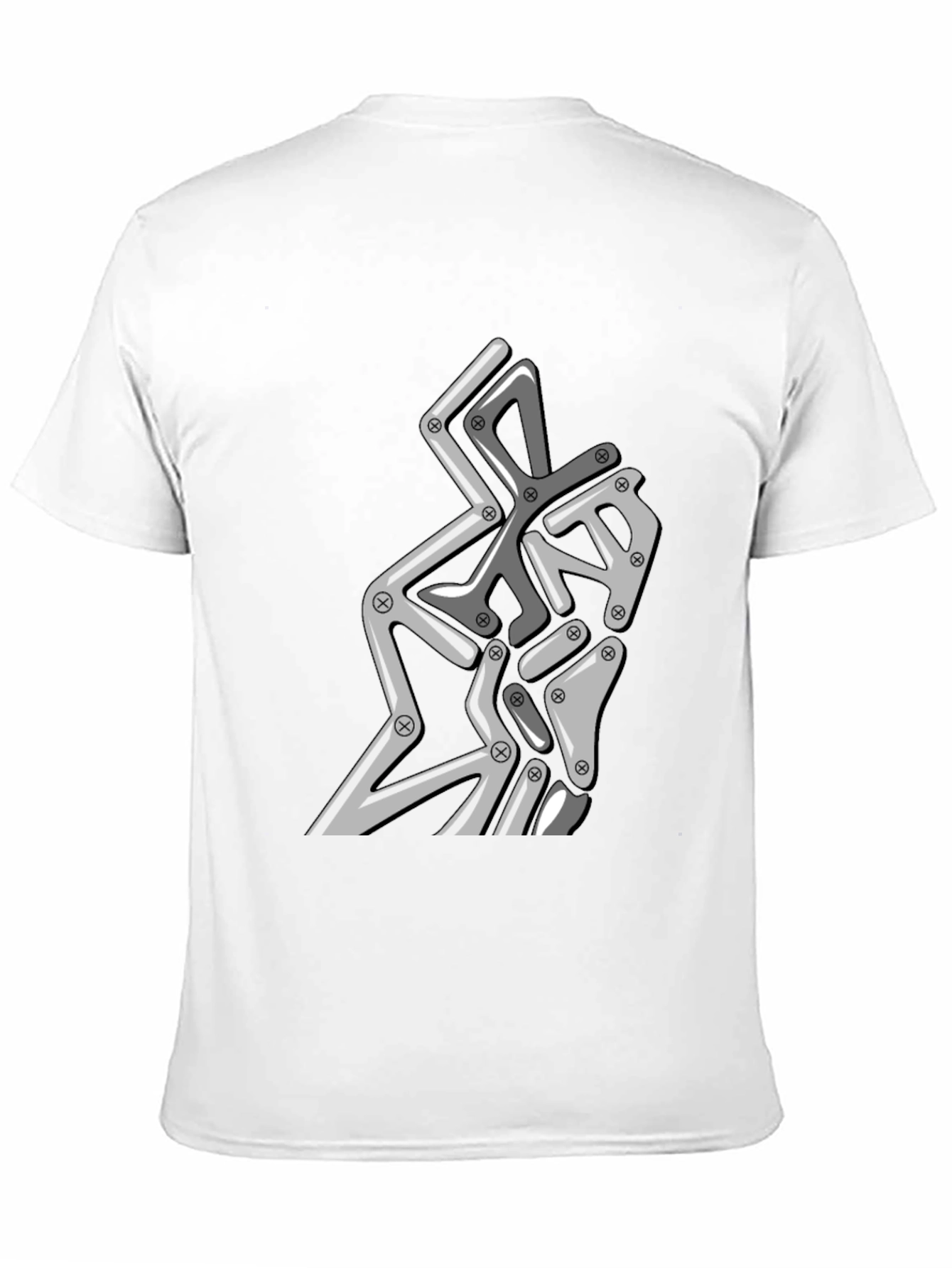 Abstract Robotic Graphic Tee - Modern Streetwear