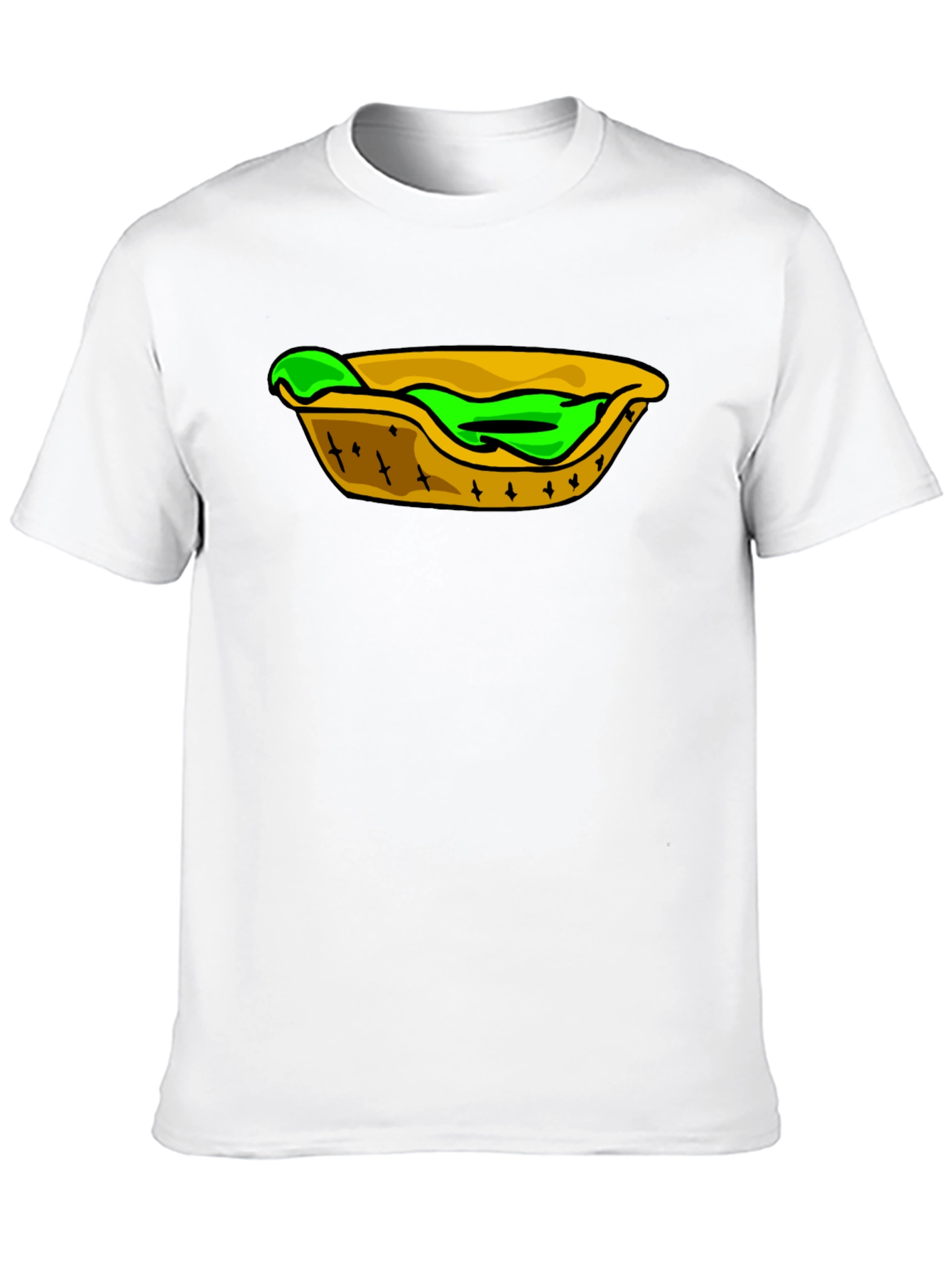 Taco T-Shirt: Unique Green Filling Design