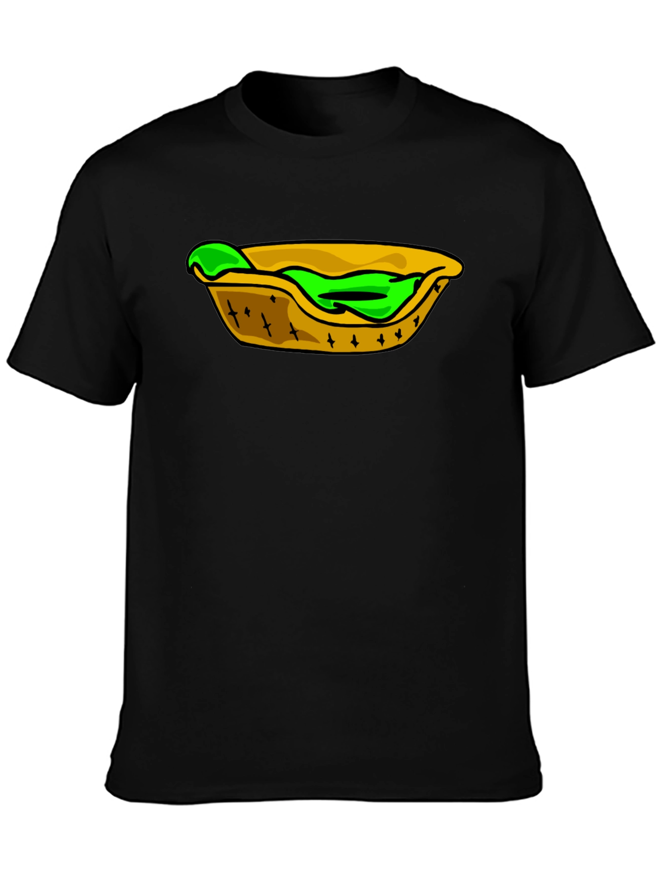Taco T-Shirt: Unique Green Filling Design