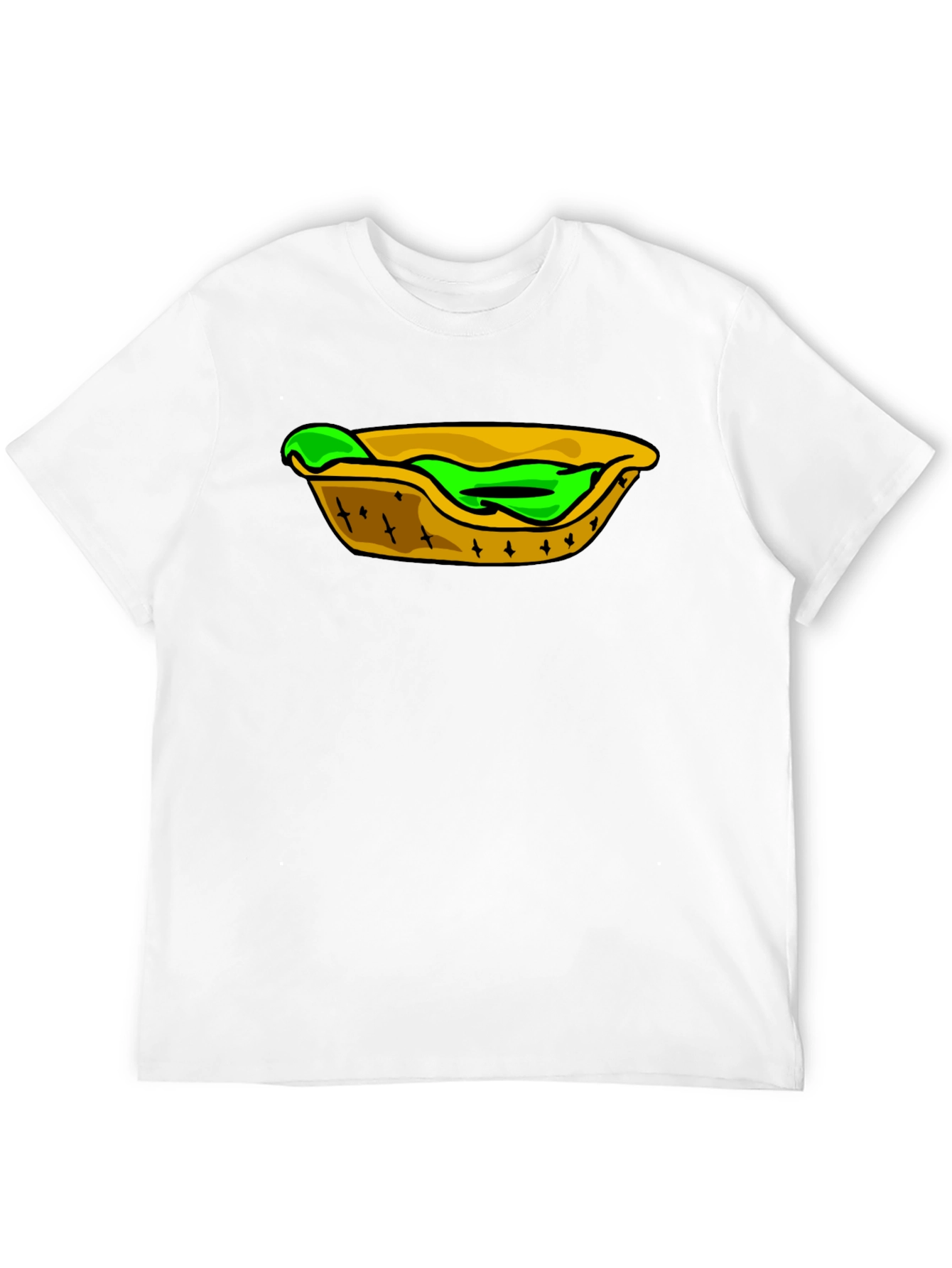 Taco T-Shirt: Unique Green Filling Design
