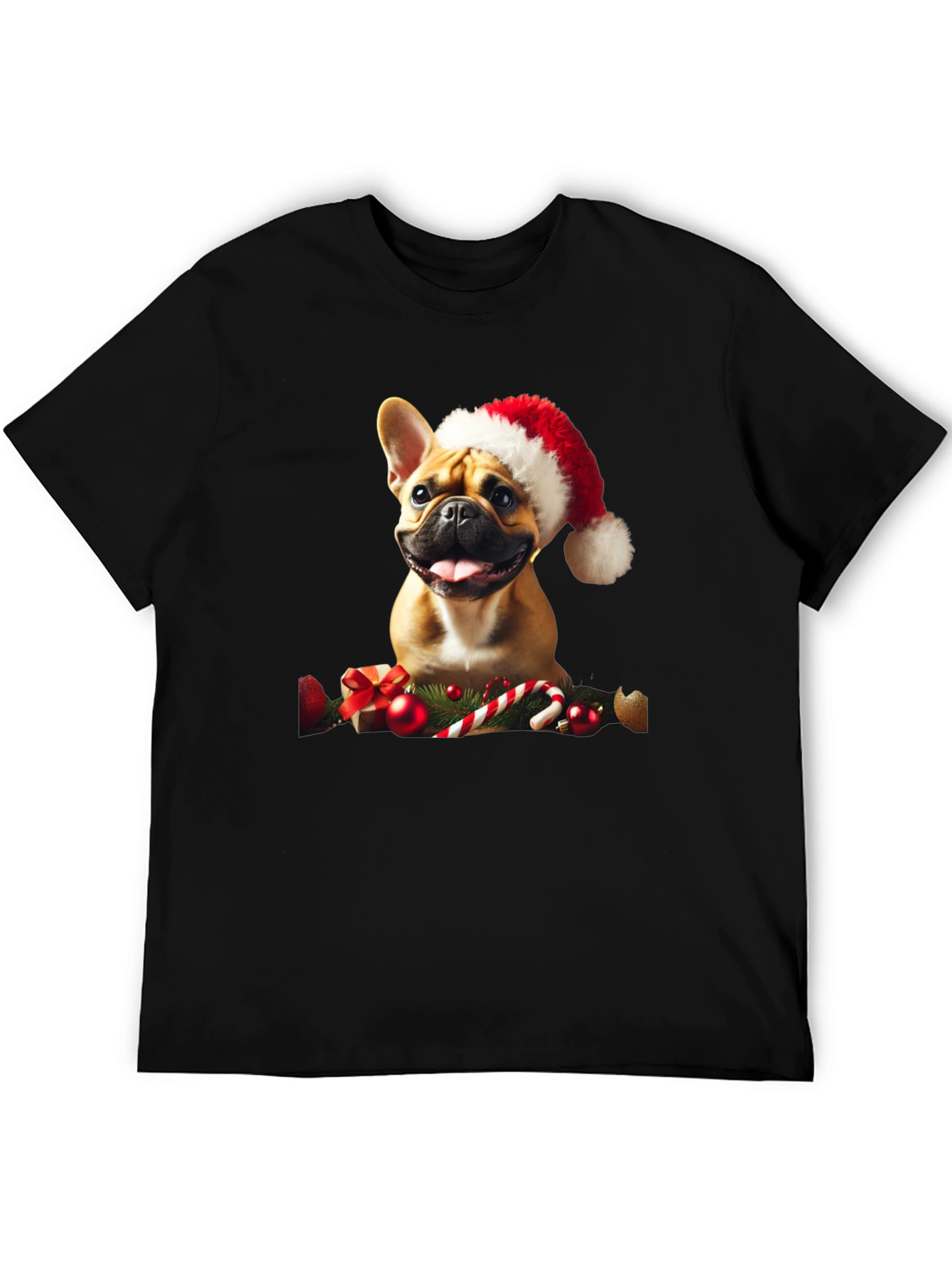 French Bulldog Christmas T-Shirt – Festive Dog Lover Tee
