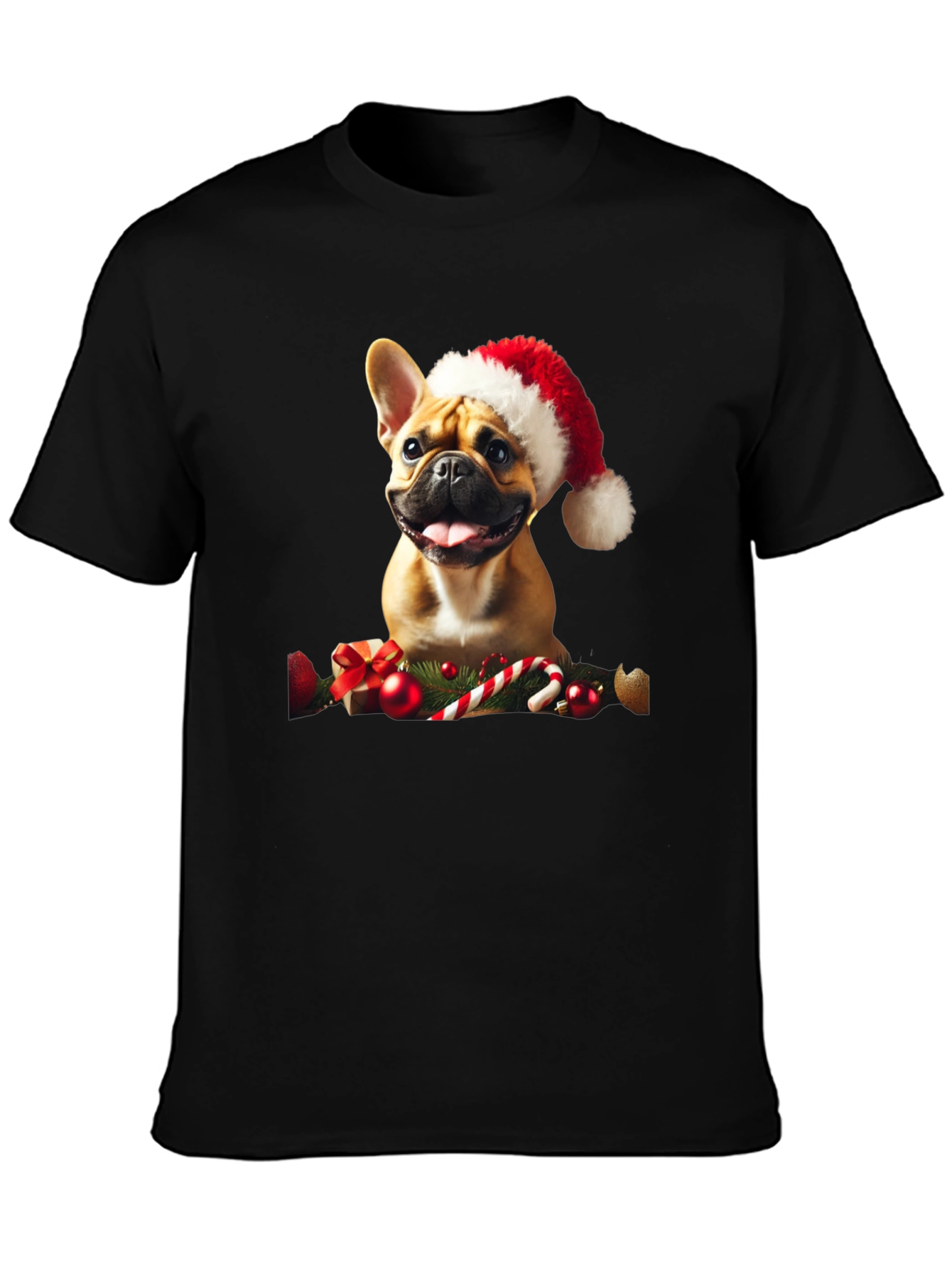 French Bulldog Christmas T-Shirt – Festive Dog Lover Tee