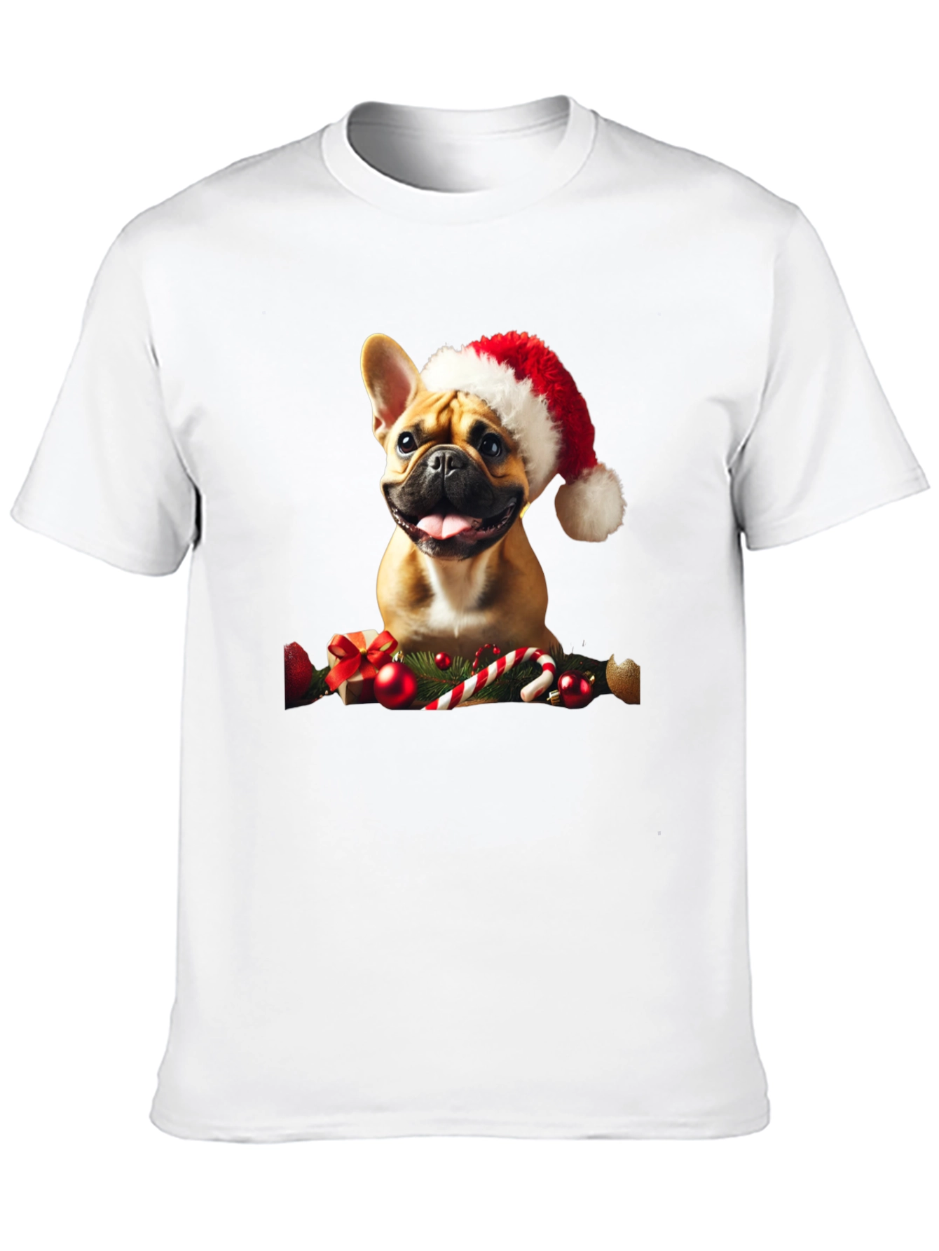 French Bulldog Christmas T-Shirt – Festive Dog Lover Tee
