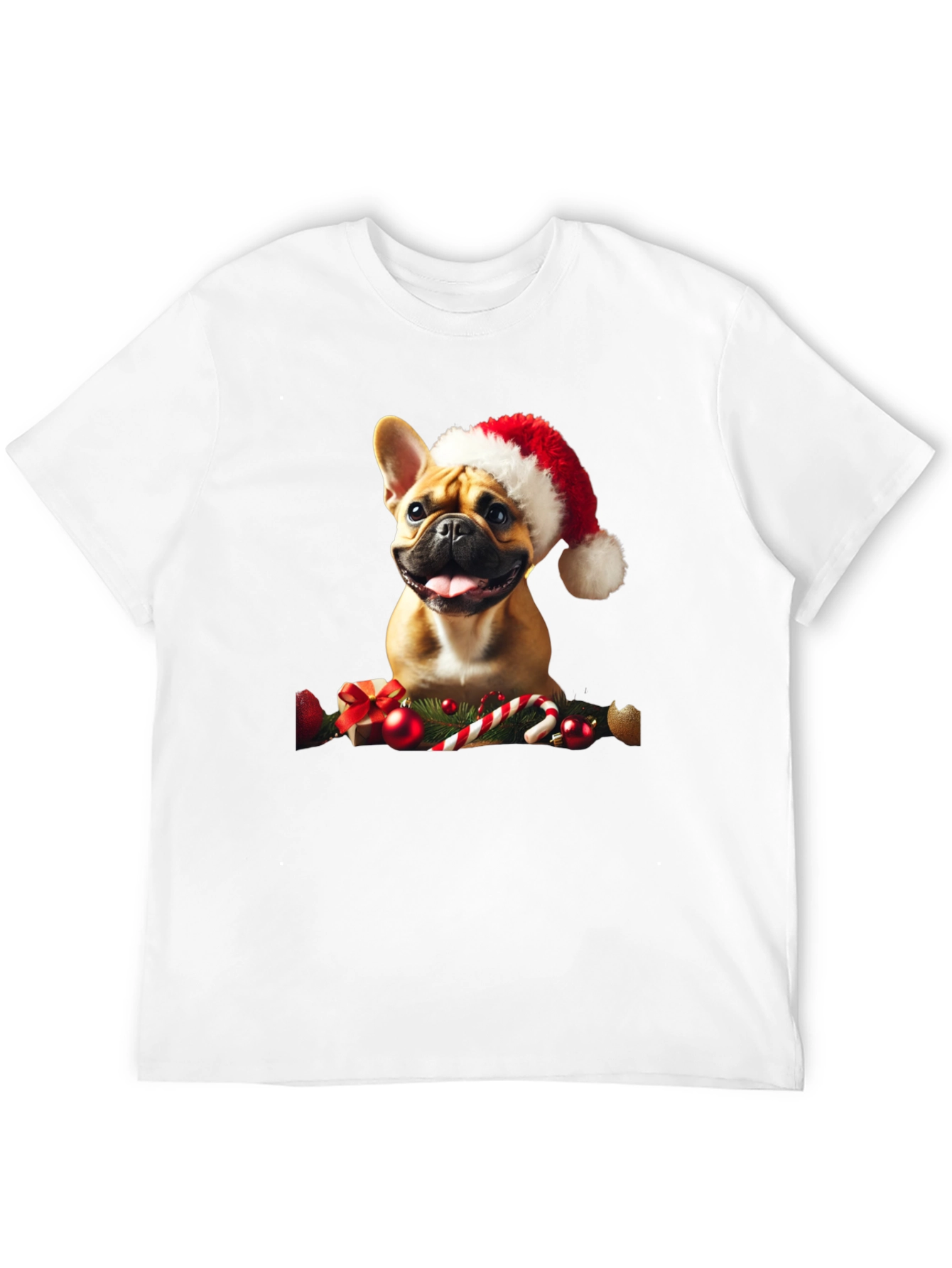French Bulldog Christmas T-Shirt – Festive Dog Lover Tee