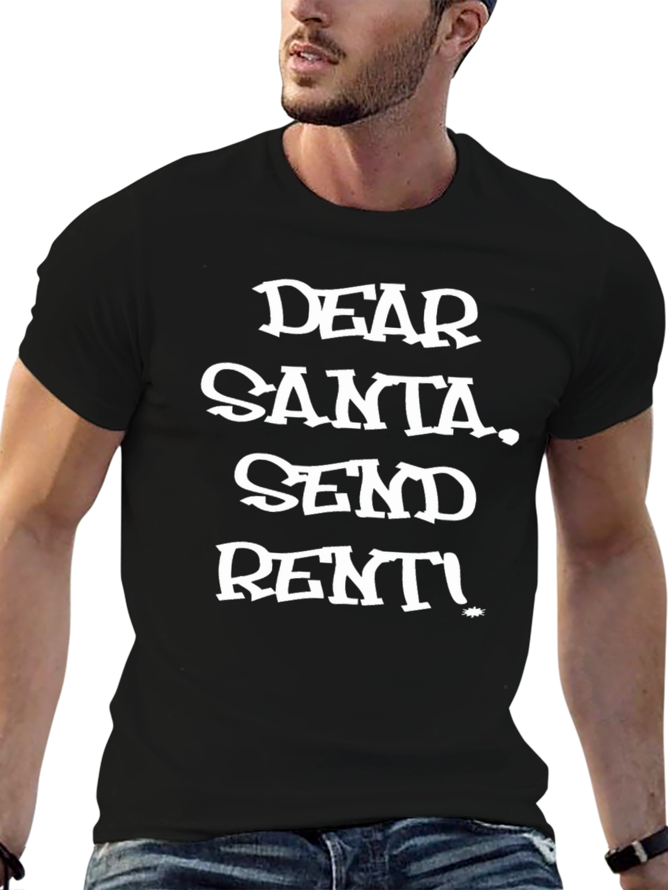 Dear Santa Send Rent! Graphic T-Shirt