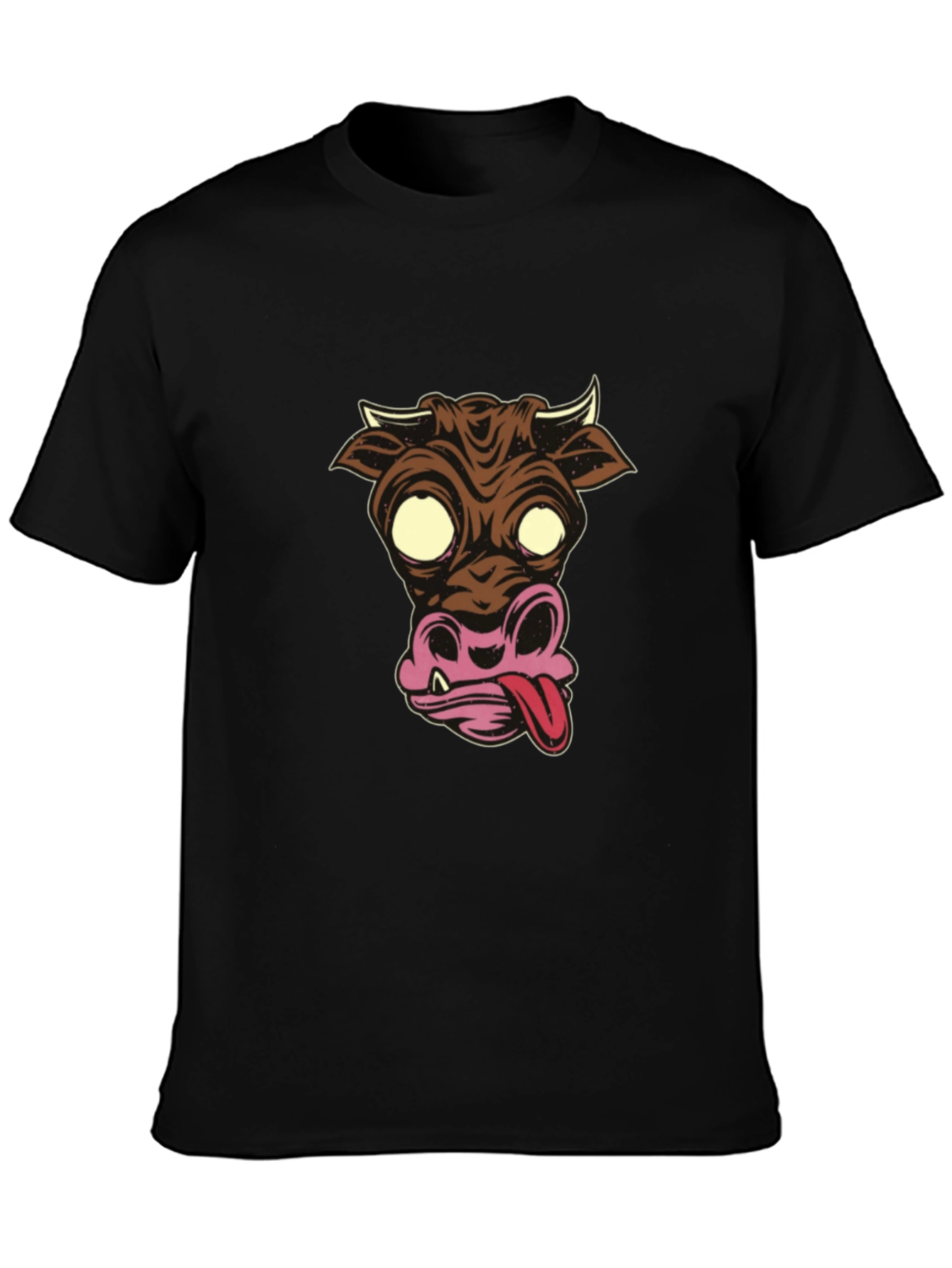 Crazy Cow Graphic T-Shirt - Funky Style