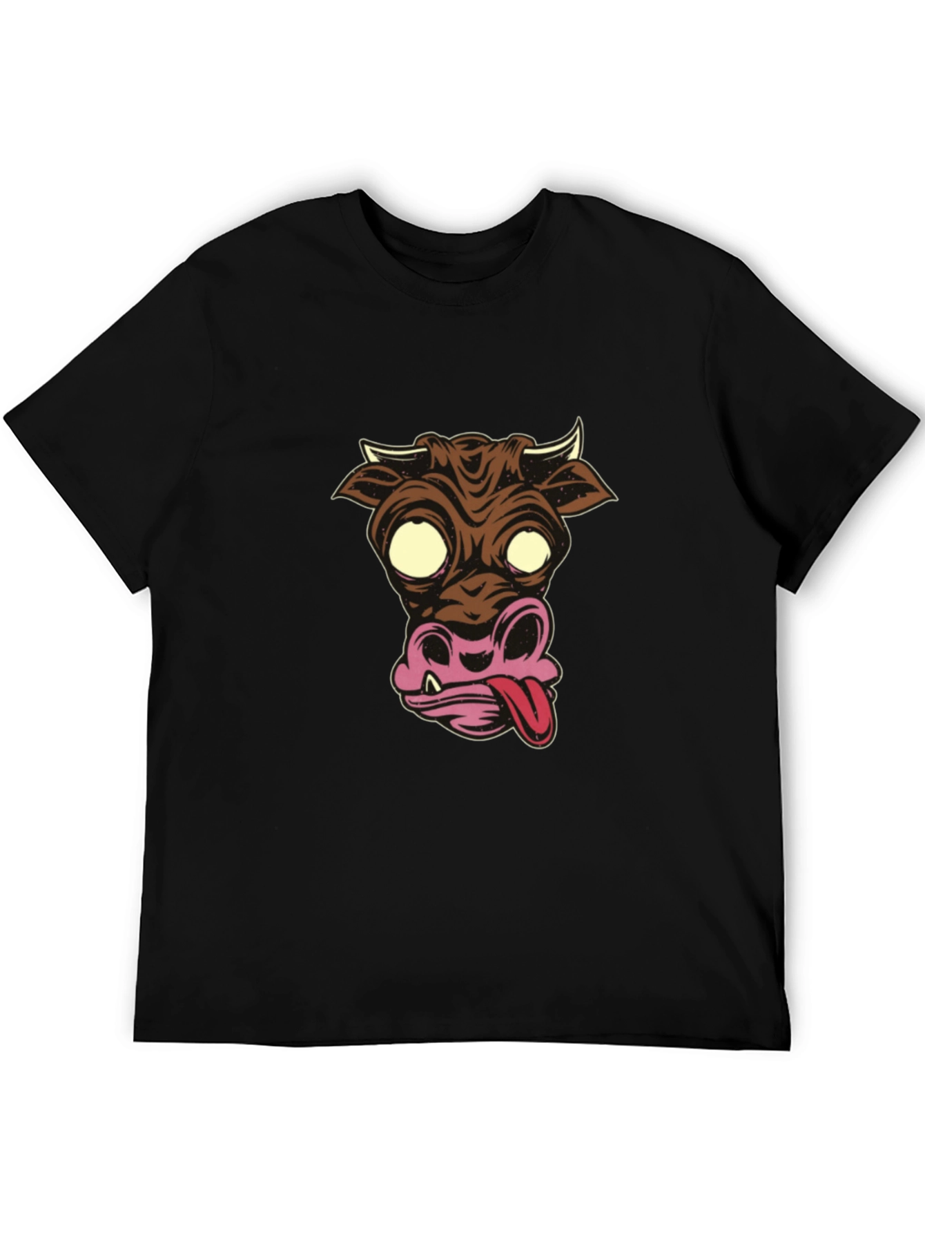 Crazy Cow Graphic T-Shirt - Funky Style
